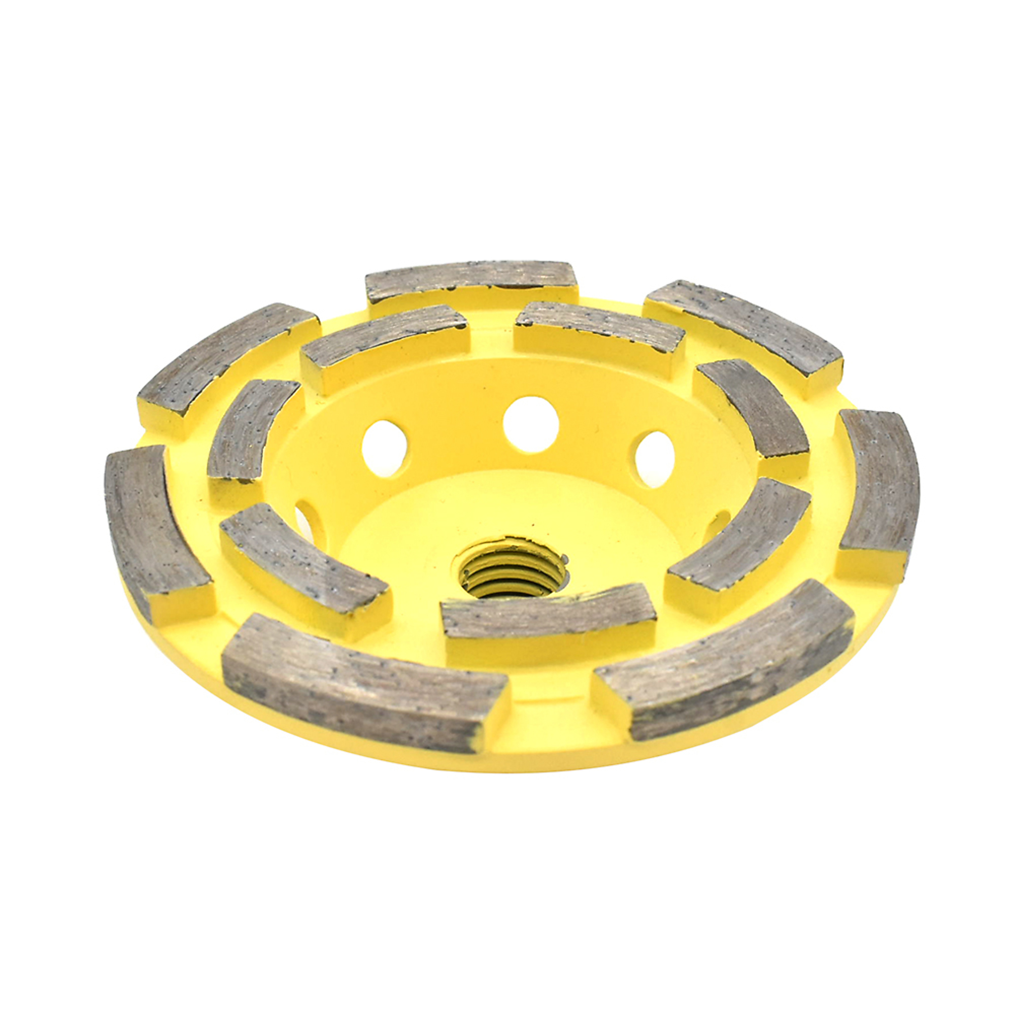 Specialty Diamond 4SDRCW 4 Inch Double Row Segmented Diamond Cup Grinding Wheel