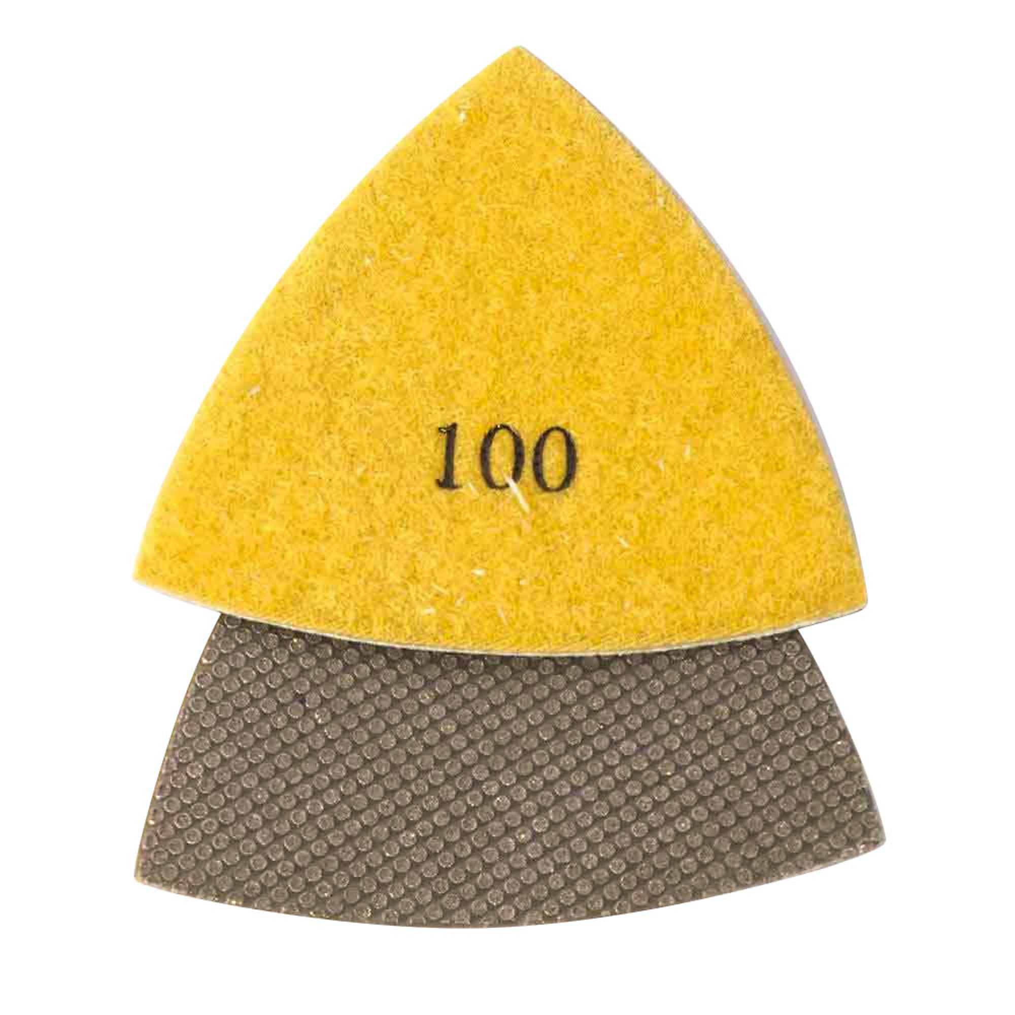 Specialty Diamond MB1S-Multimaster 100g Electroplated Triangular Diamond Polishing Pad for Oscillating Tools Compatible With Fein Multimaster