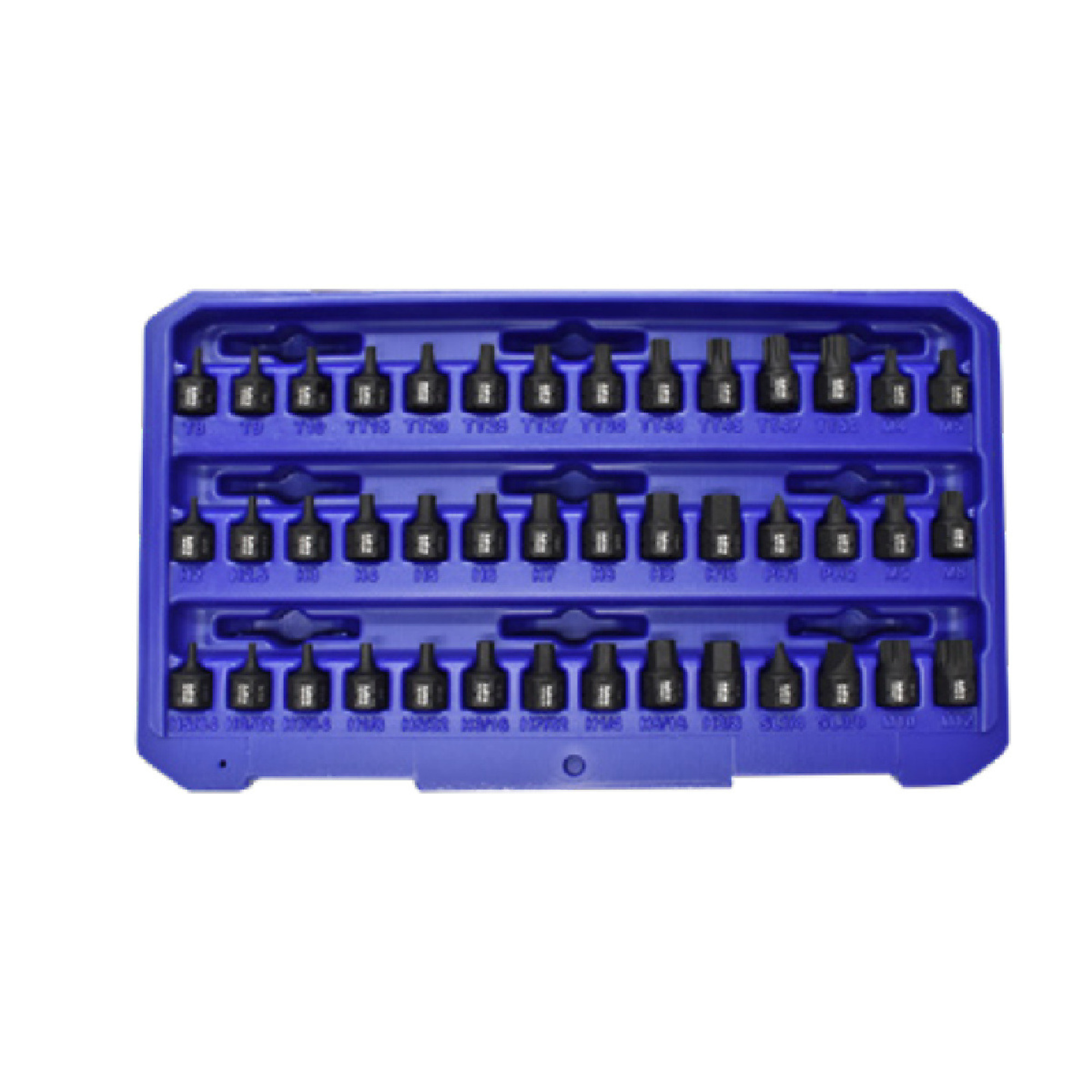 Astro Pneumatic 78142 42-Piece 1/4in Drive Low-Profile Nano Impact Bit Socket Set, S2 Steel, Ultra-Low Profile Design, Torx Hex SAE Triple Square Bits, Tight Access Impact Use