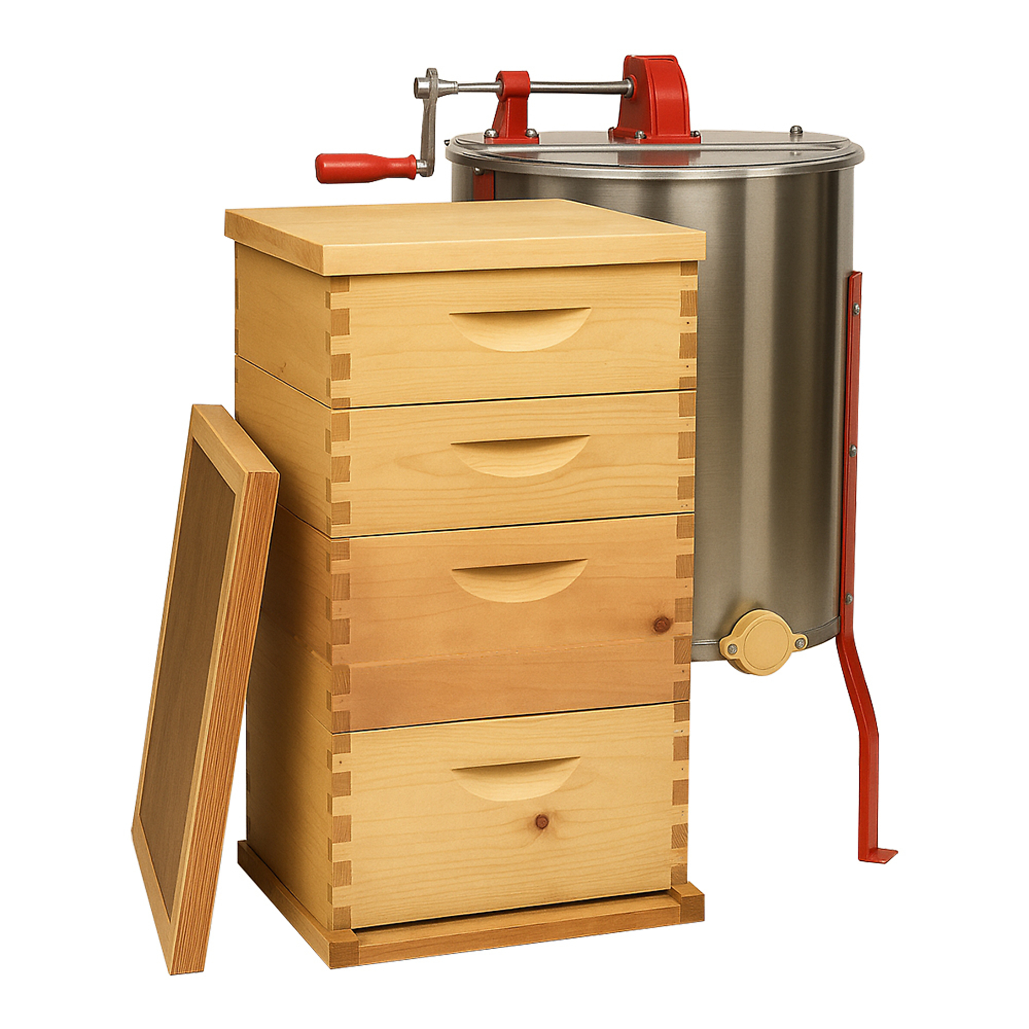 Goodland Bee Supply GL-E2-2B2SK Beekeeping Complete Beehive Kit (GLE4STACK)