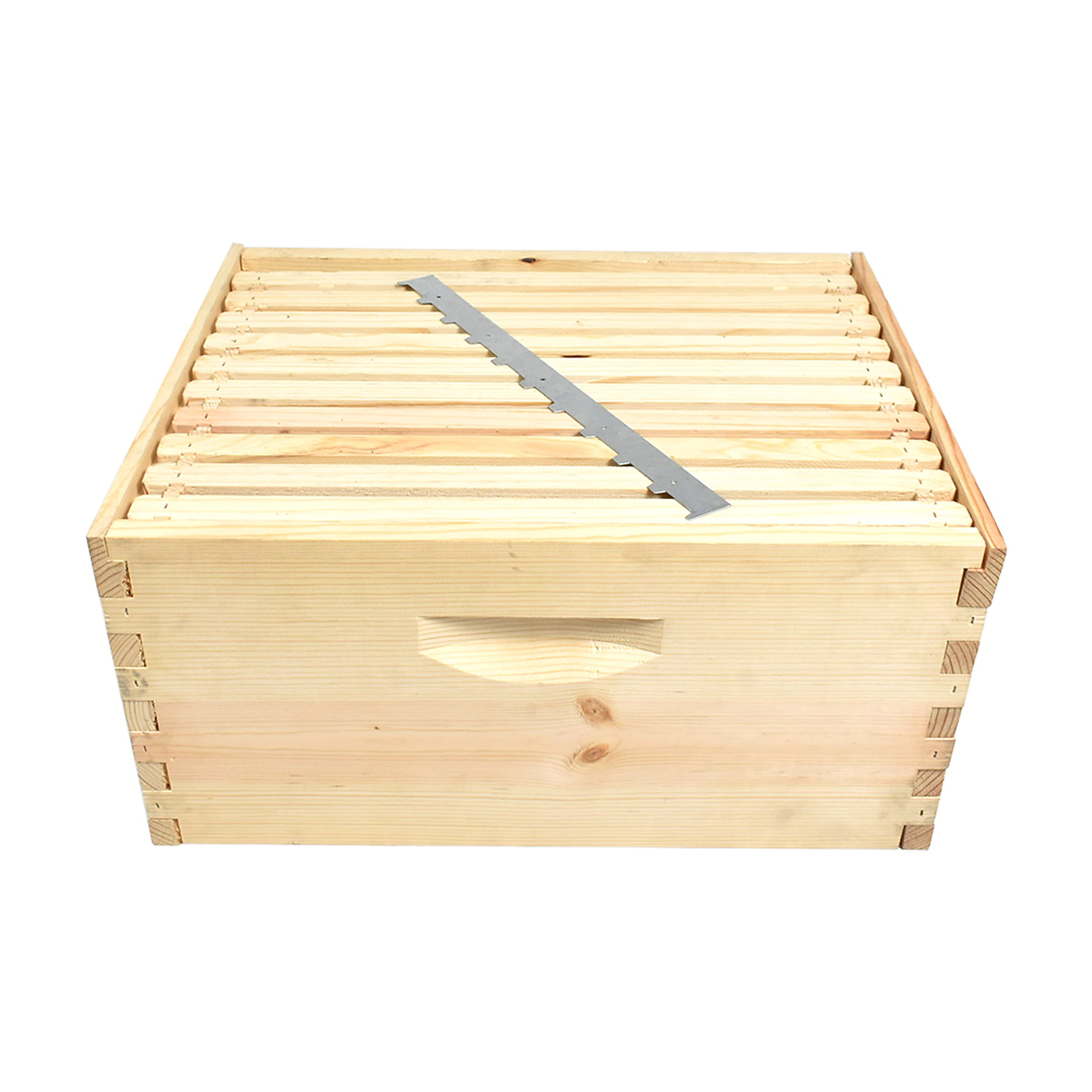 GoodLand Bee Supply GL-1B-SPCR Beekeeping Beehive Brood Kit includes Frames, Foundations, Brood Box and Spacer