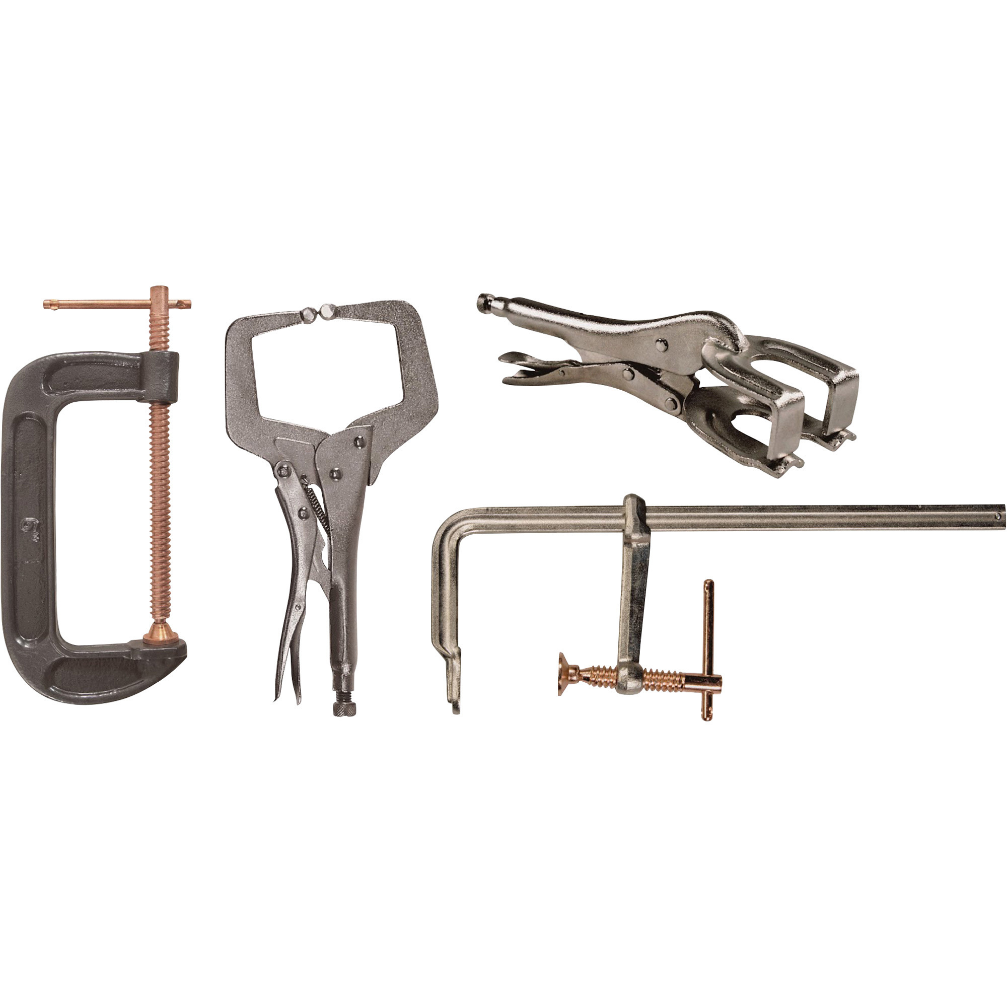 Hobart 4-Piece Welder's Clamp Set, Model# 770787