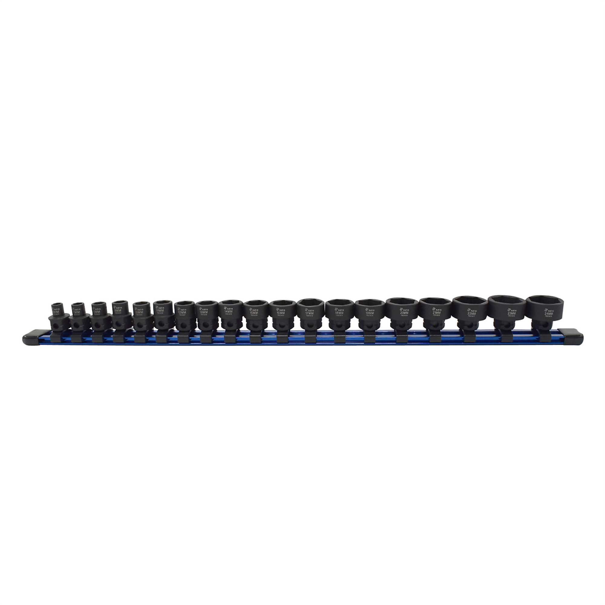 Astro Pneumatic 78319, Stubby Impact Socket Set, Ultra Short Profile Design, 17mm Outside Hex, Forged Chrome Molybdenum Construction, Improved Access In Tight Spaces, Enhanced Wall Thickness Durability