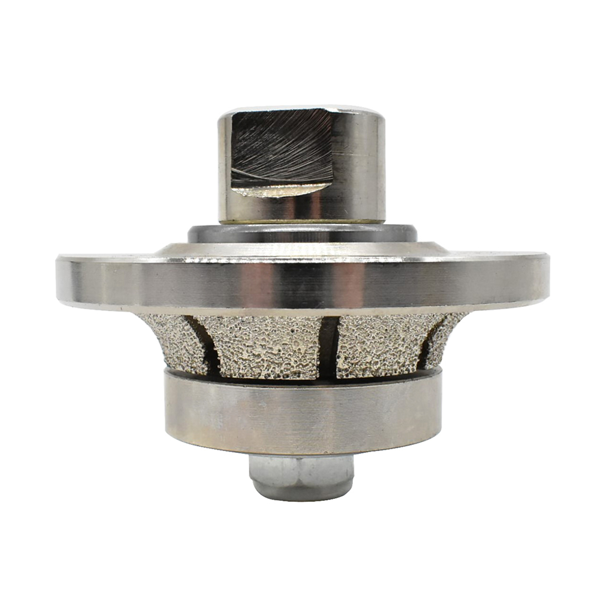 Specialty Diamond 38RPW 3/8 Inch Radius Vacuum Brazed 65mm Premium Diamond Profile Wheel with 5/8 Inch x 11 Female Threads