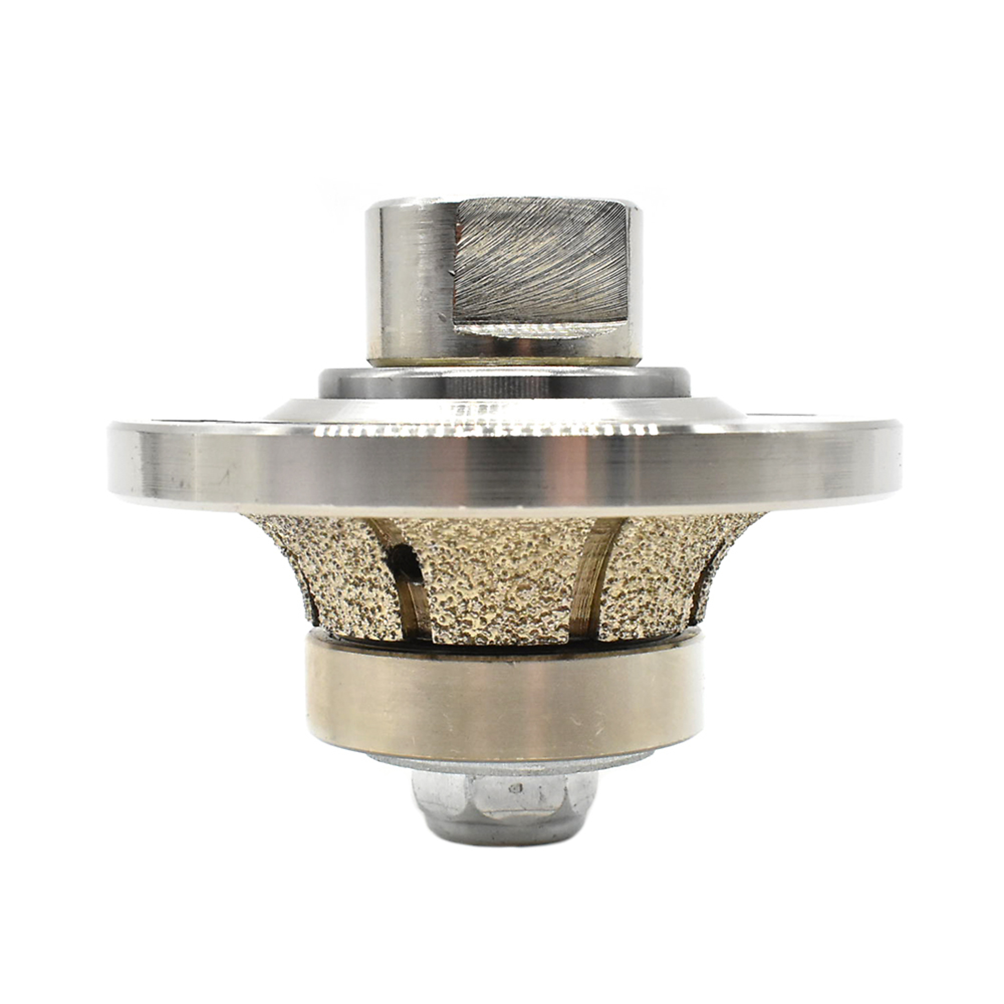 Specialty Diamond 12RPW 1/2 Inch Radius Vacuum Brazed 65mm Premium Diamond Profile Wheel with 5/8 Inch x 11 Female Threads