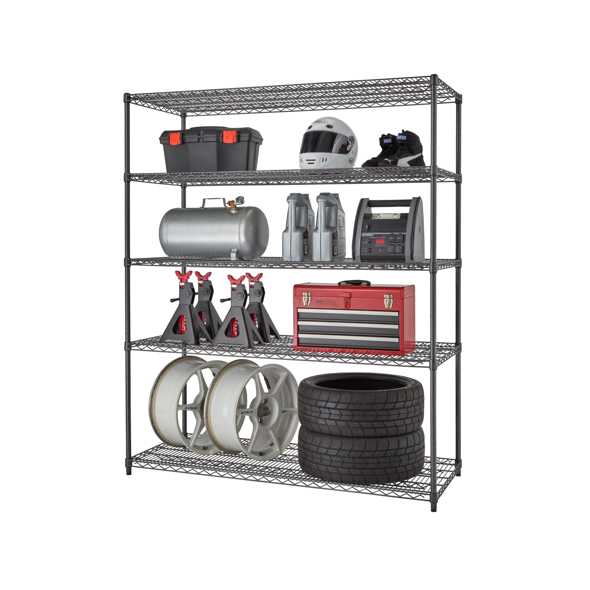 TRINITY 5Tier 60x24x72 Wire Shelving