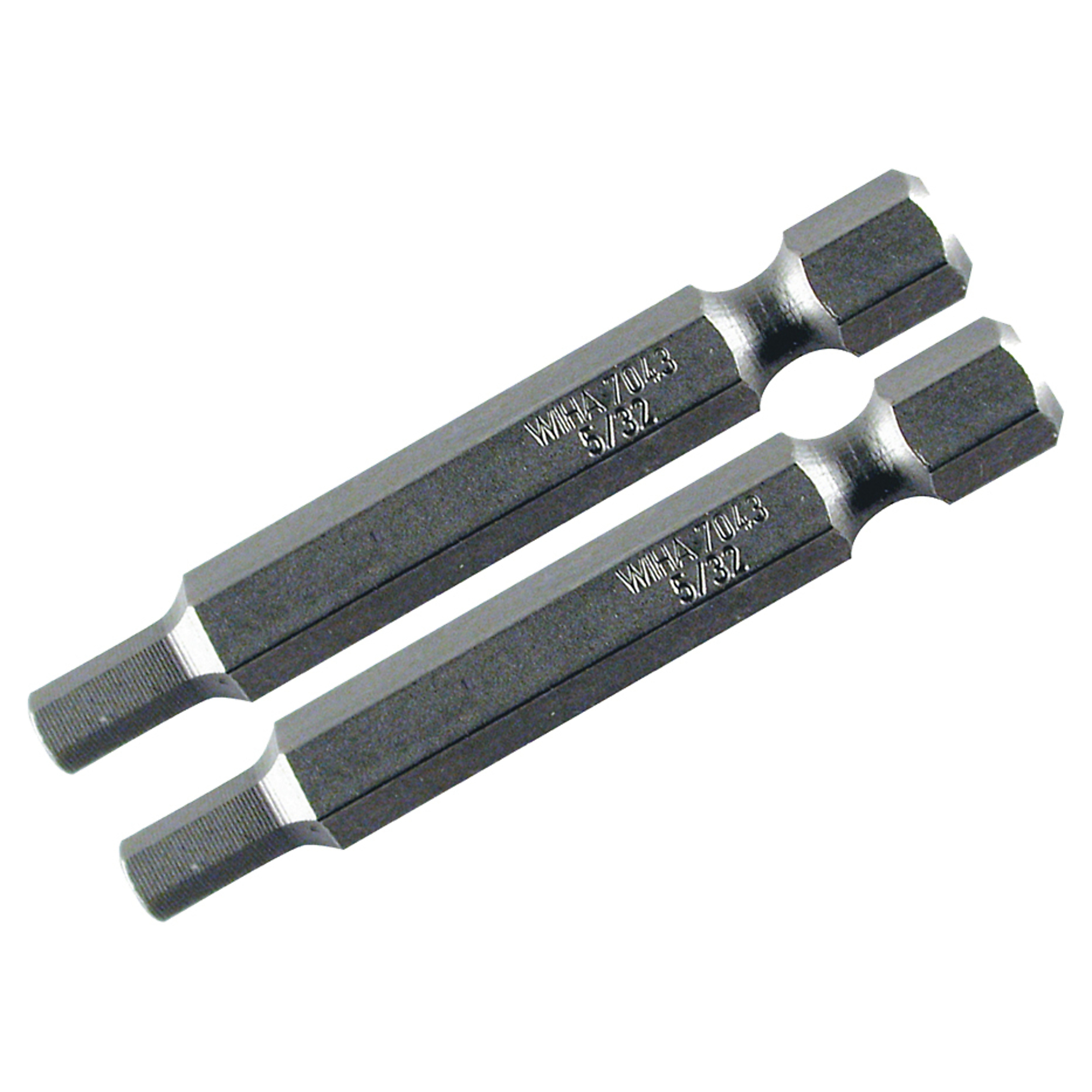 Wiha Tools Hex Bit 3/32 - 50mm - 2 Pack , Model# 74381
