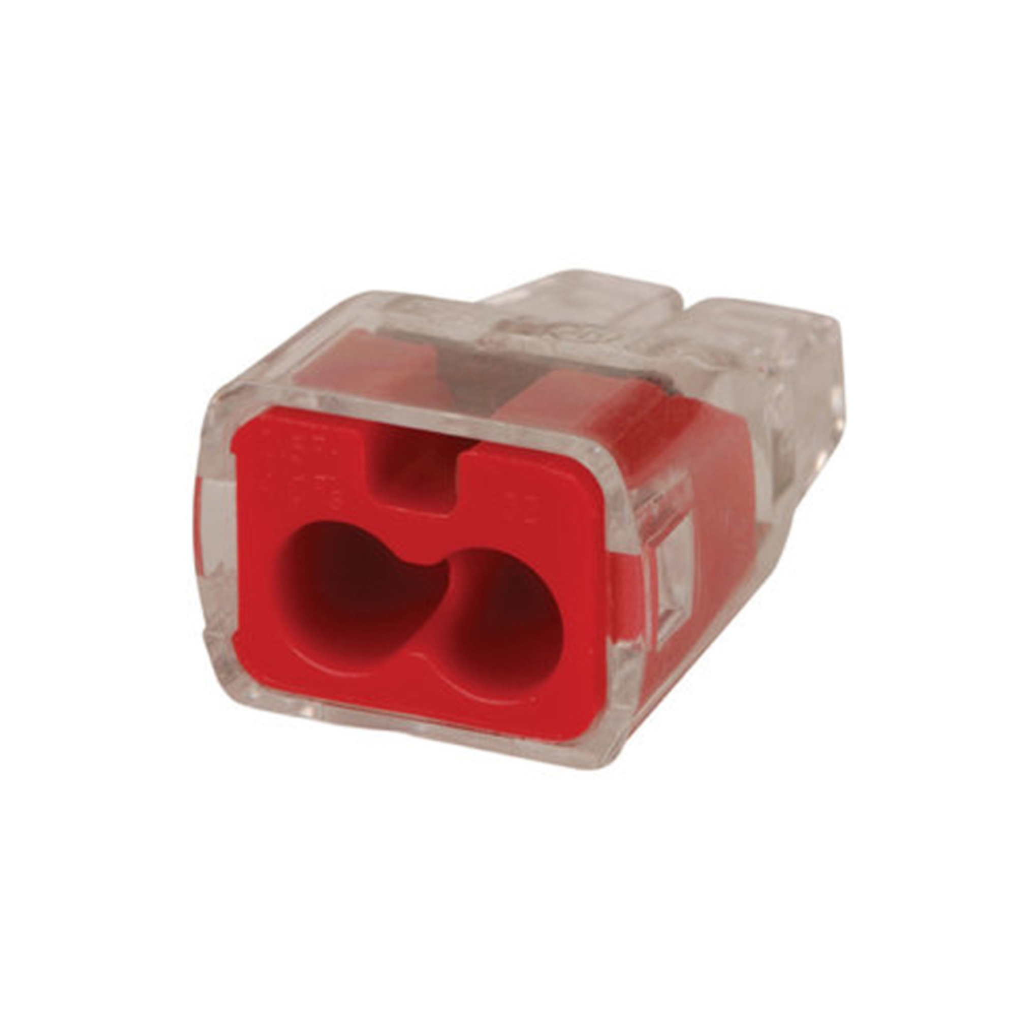 IDEAL, Red In-Sure® Push-In Wire Connectors 2-Port, Ergonomic design, Low insertion force, UL 94V-2 flame-retardant shell rated at 221°F(105°C), Rated to 600V, Approved for bonding and grounding, 30-1032P