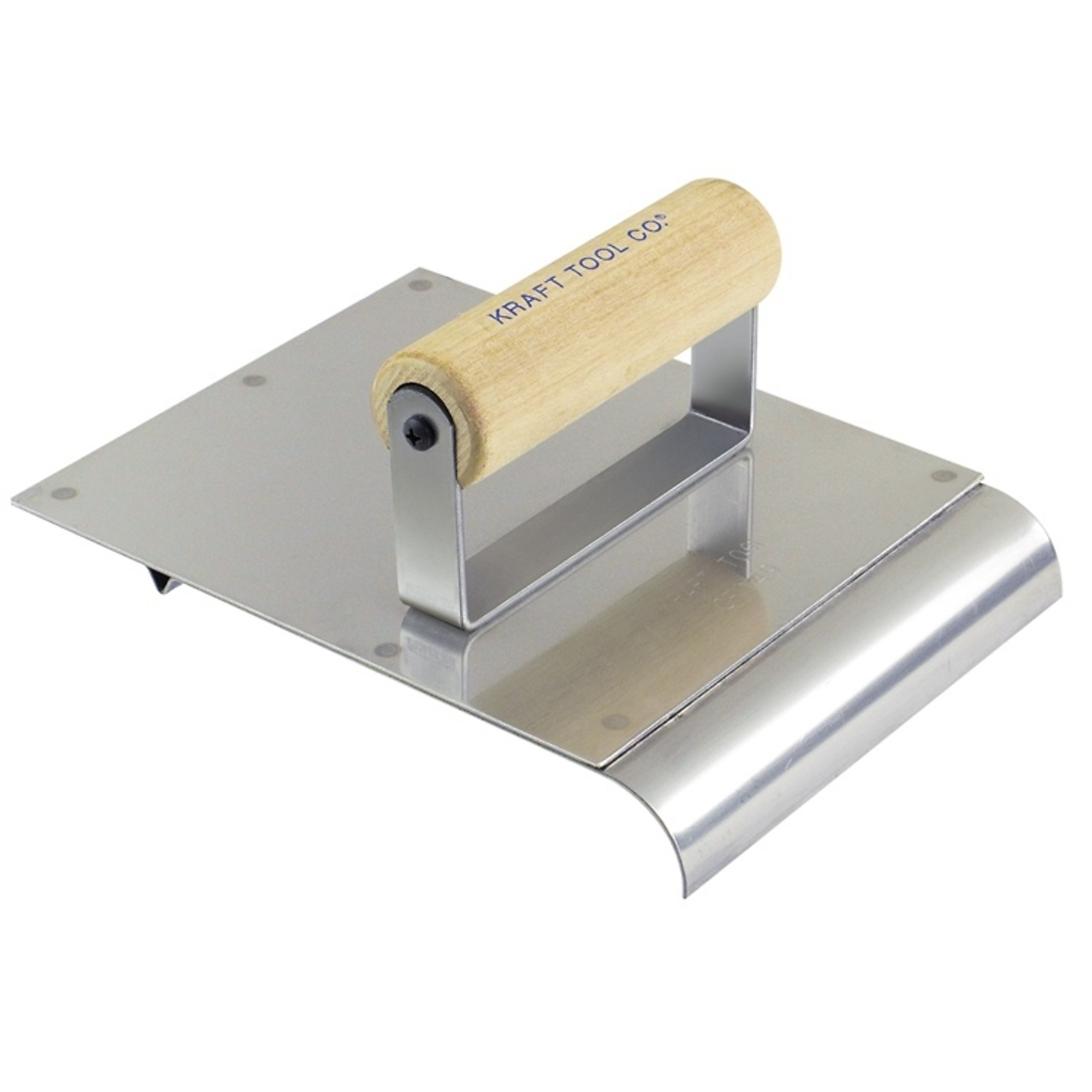 Kraft Tools CF149 6"x8" Edger/Groover w/Wood Handle