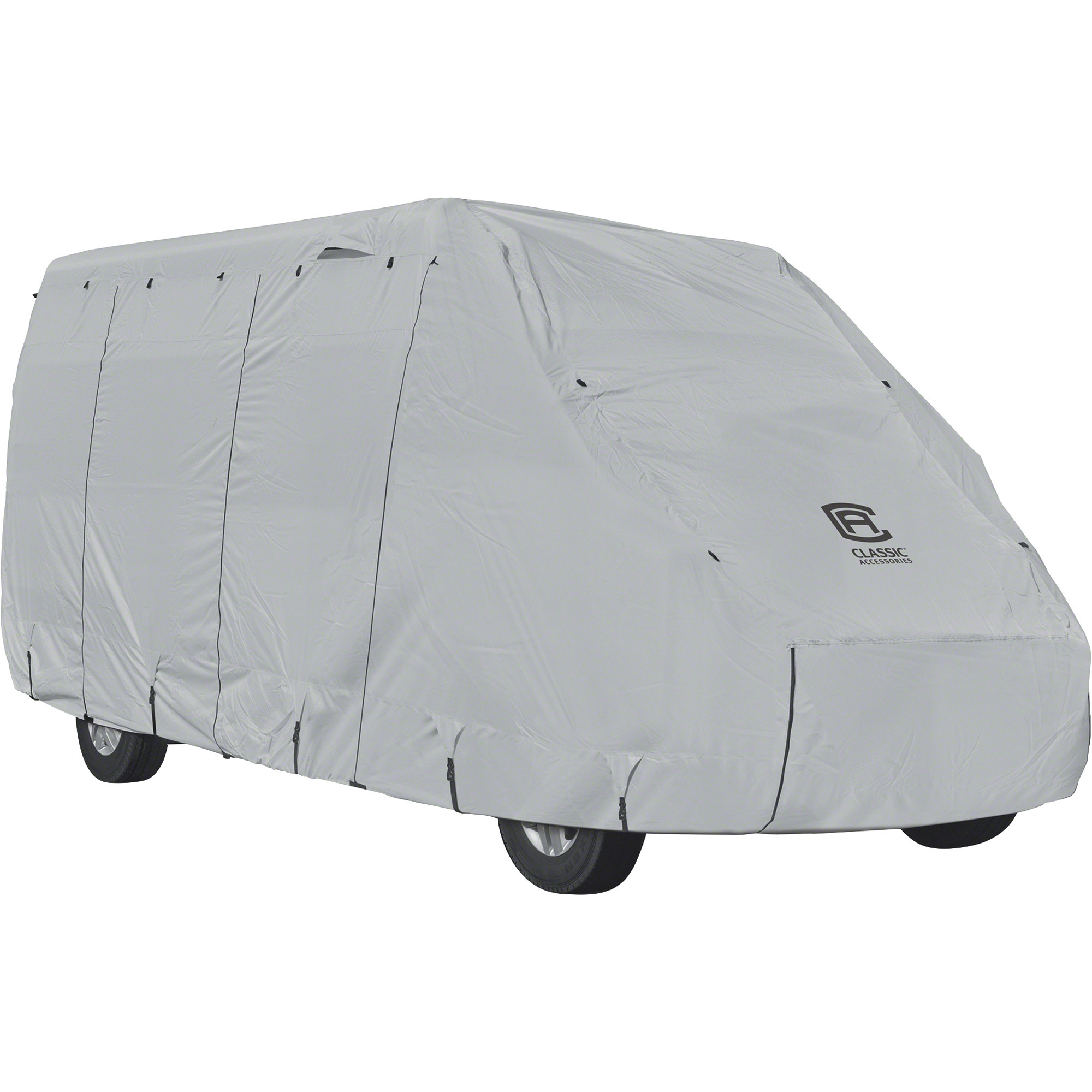 Classic Accessories PermaPRO Class B RV Cover, Gray, Fits 20ft.L-23ft.L x 117in.H Class B RVs, Model# 80-412-151001-RT