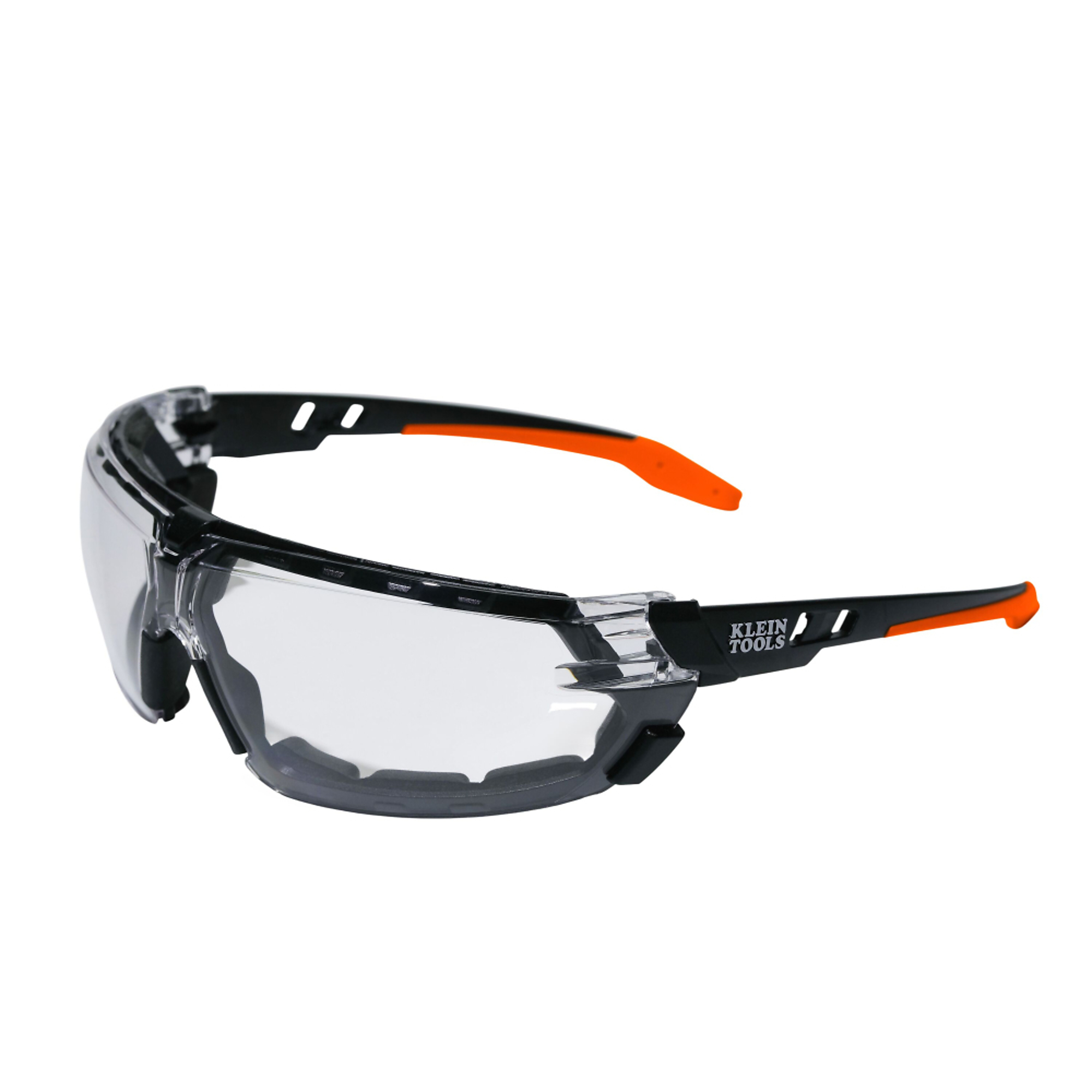 Low-Profile Gasket Safety Glasses, Clear Lens, Klein Tools Model# 03608