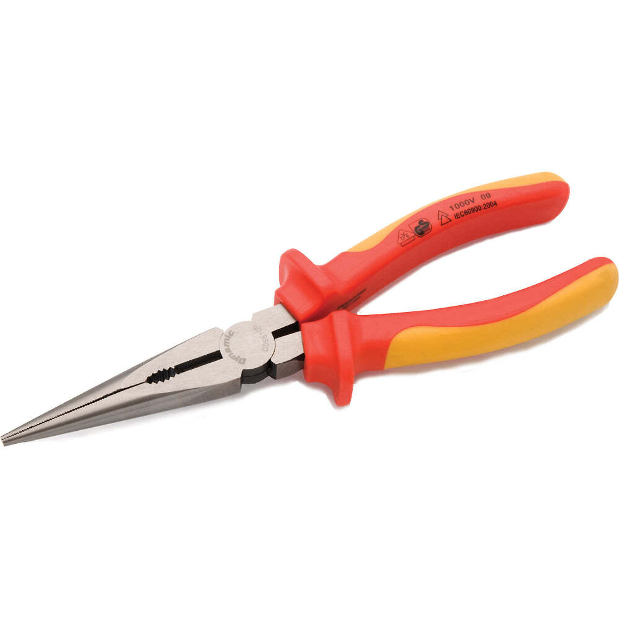 Dynamic Tools 8" Long Nose Pliers, 1000V Insulated