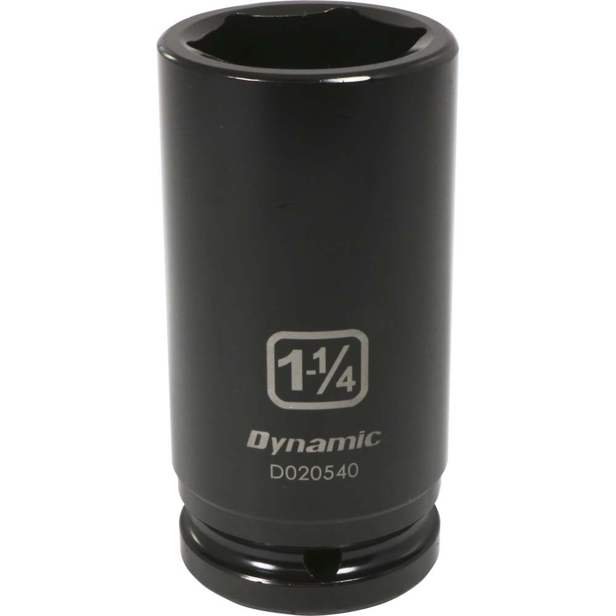 Dynamic Tools 3/4" Drive 6 Point SAE, 1-1/4" Deep Length, Impact Socket