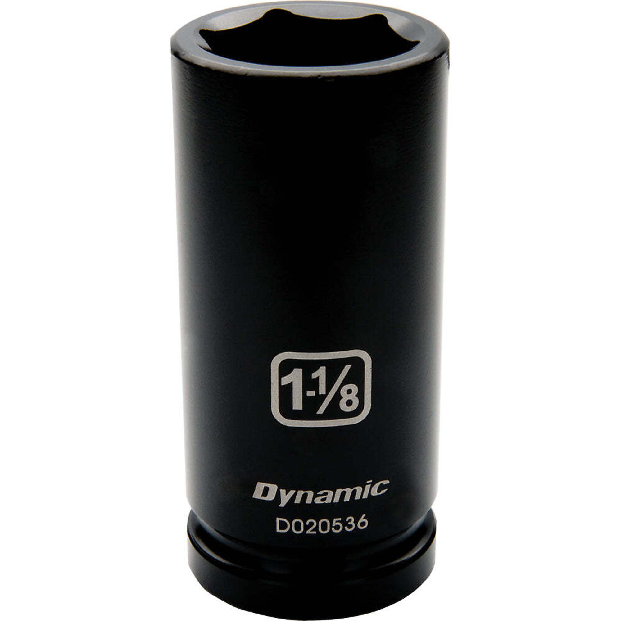 Dynamic Tools 3/4" Drive 6 Point SAE, 1-1/8" Deep Length, Impact Socket