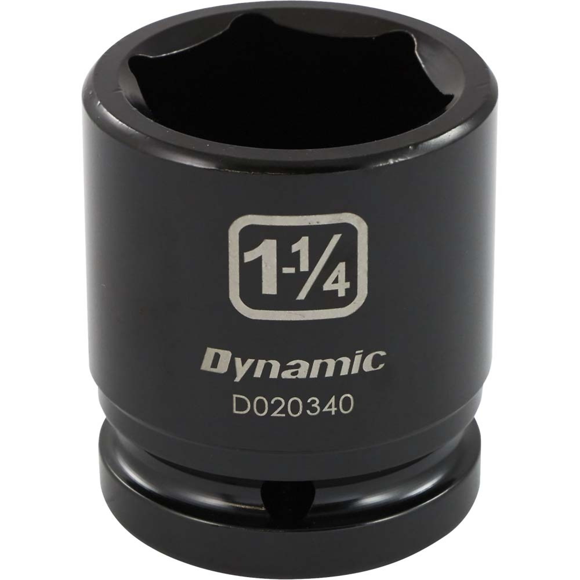 Dynamic Tools 3/4" Drive 6 Point SAE, 1-1/4" Standard Length, Impact Socket