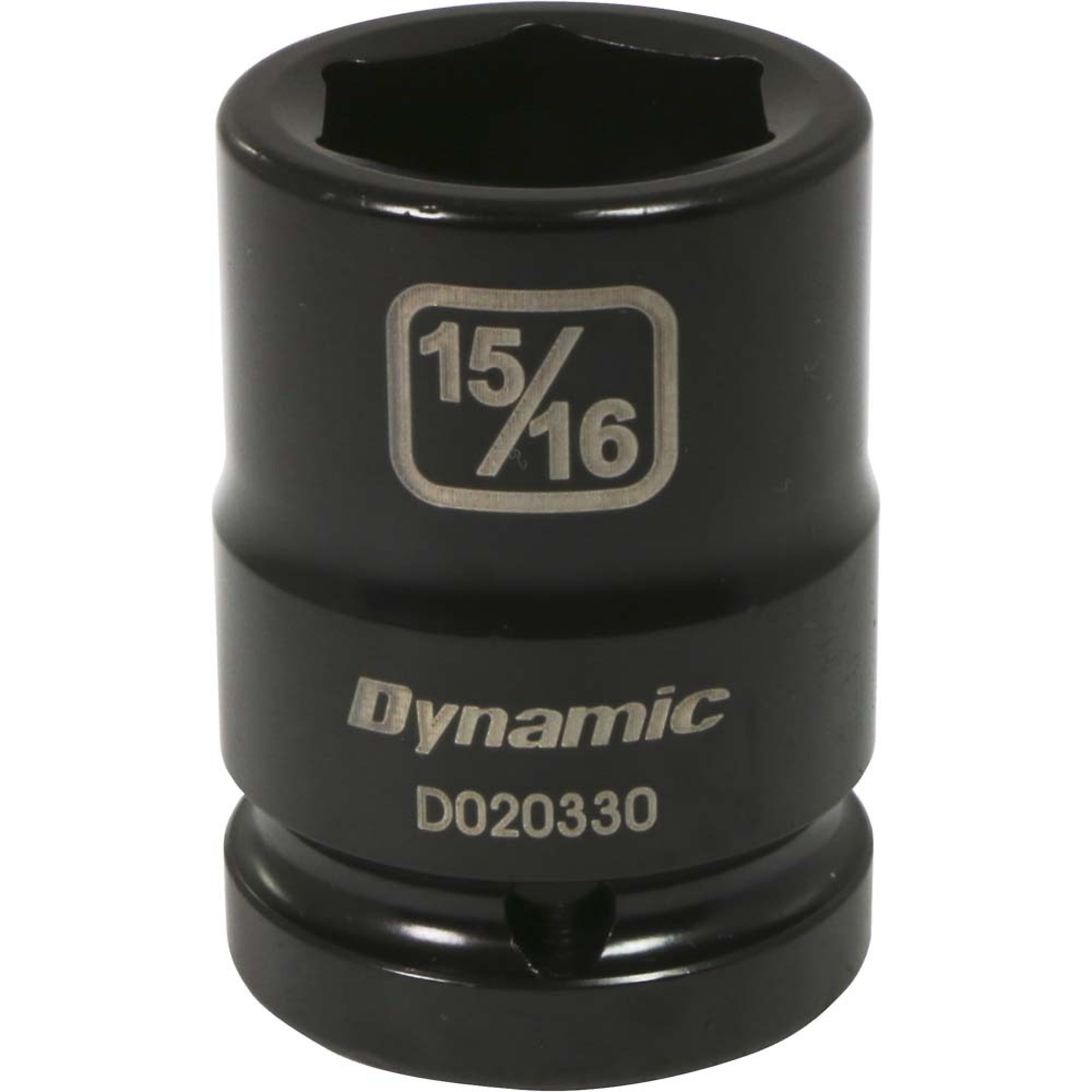 Dynamic Tools 3/4" Drive 6 Point SAE, 15/16" Standard Length, Impact Socket