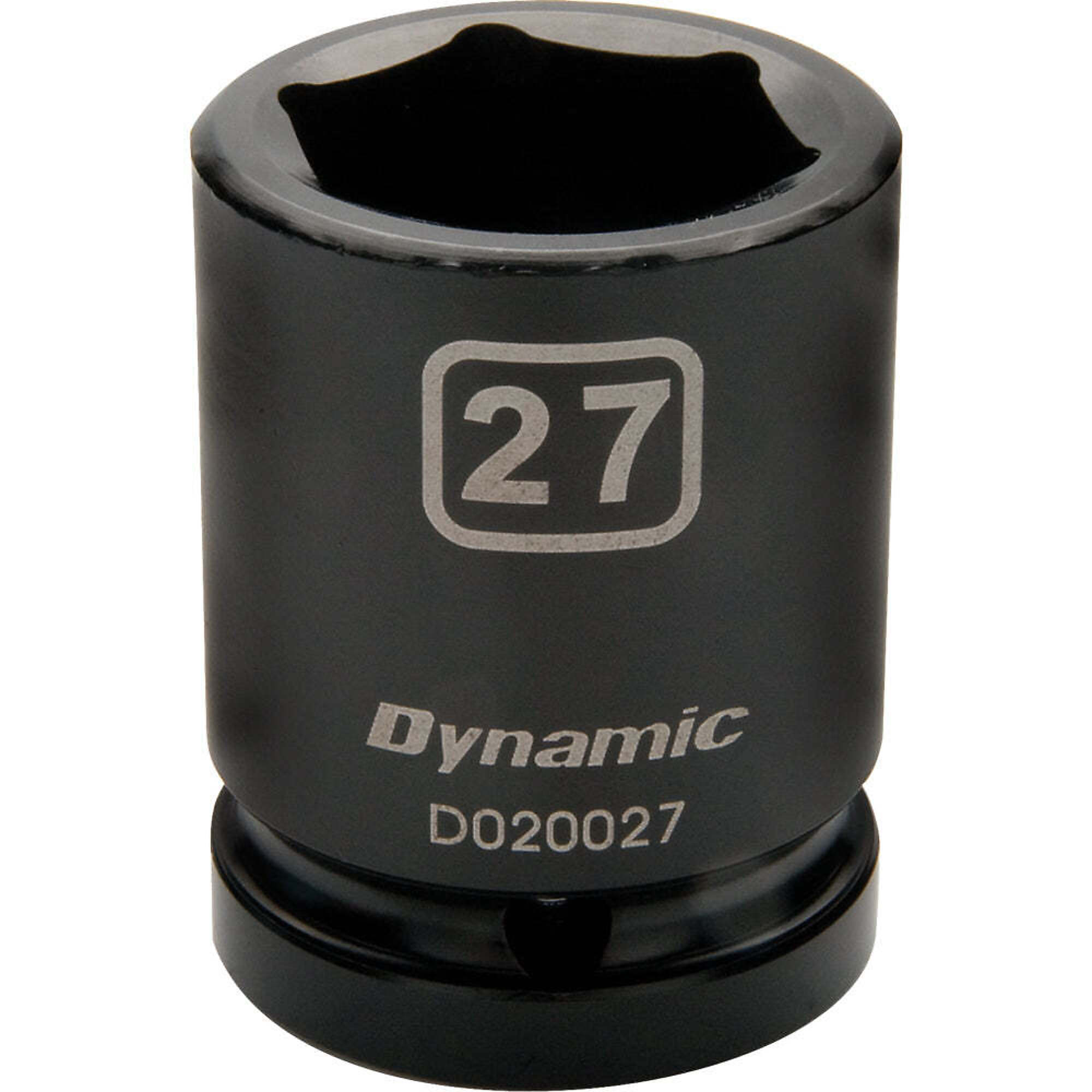 Dynamic Tools 3/4" Drive 6 Point Metric, 27mm Standard Length, Impact Socket