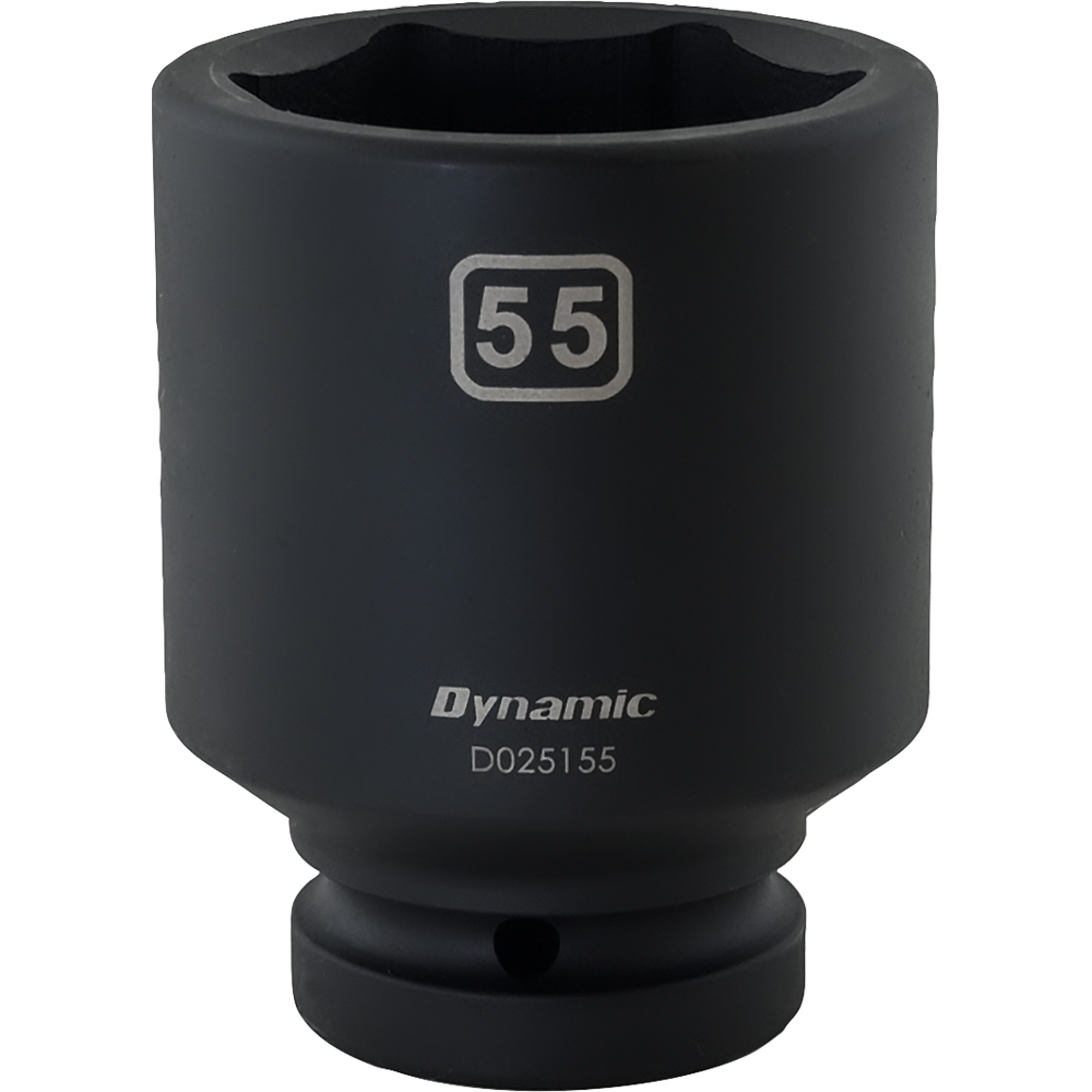 Dynamic Tools 1" Drive 6 Point Metric, 55mm Deep Length, Impact Socket