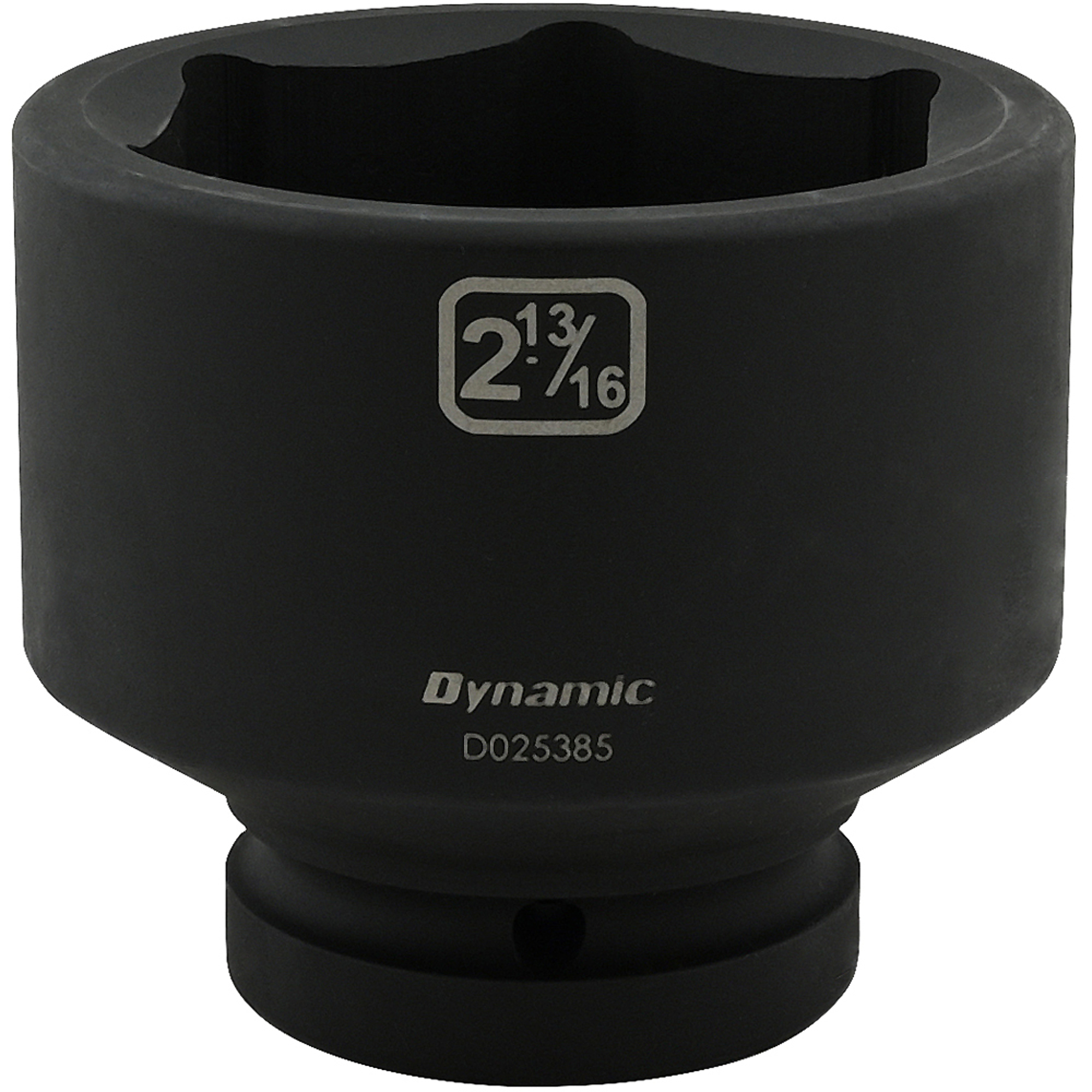 Dynamic Tools 2-13/16'' X 1" Drive, 6 Point Standard Length, Impact Socket