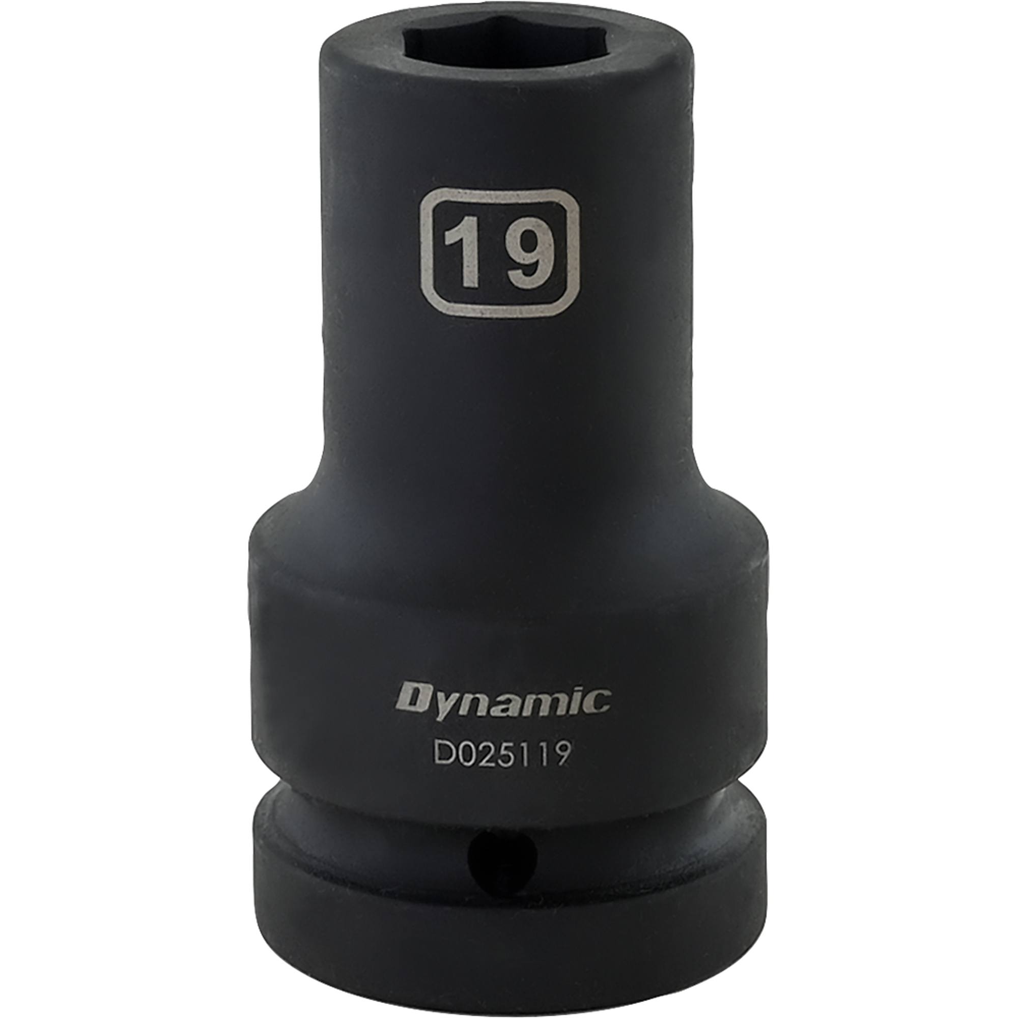 Dynamic Tools 1" Drive 6 Point Metric, 19mm Deep Length, Impact Socket