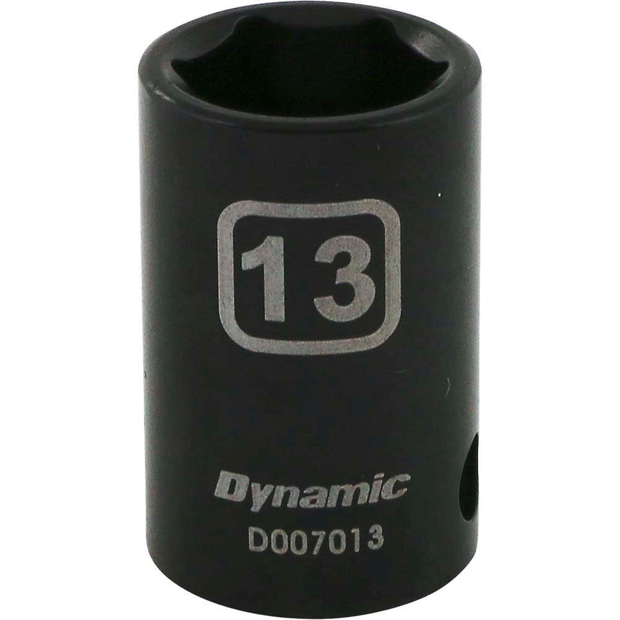 Dynamic Tools 3/8" Drive 6 Point Metric, 13mm Standard Length, Impact Socket