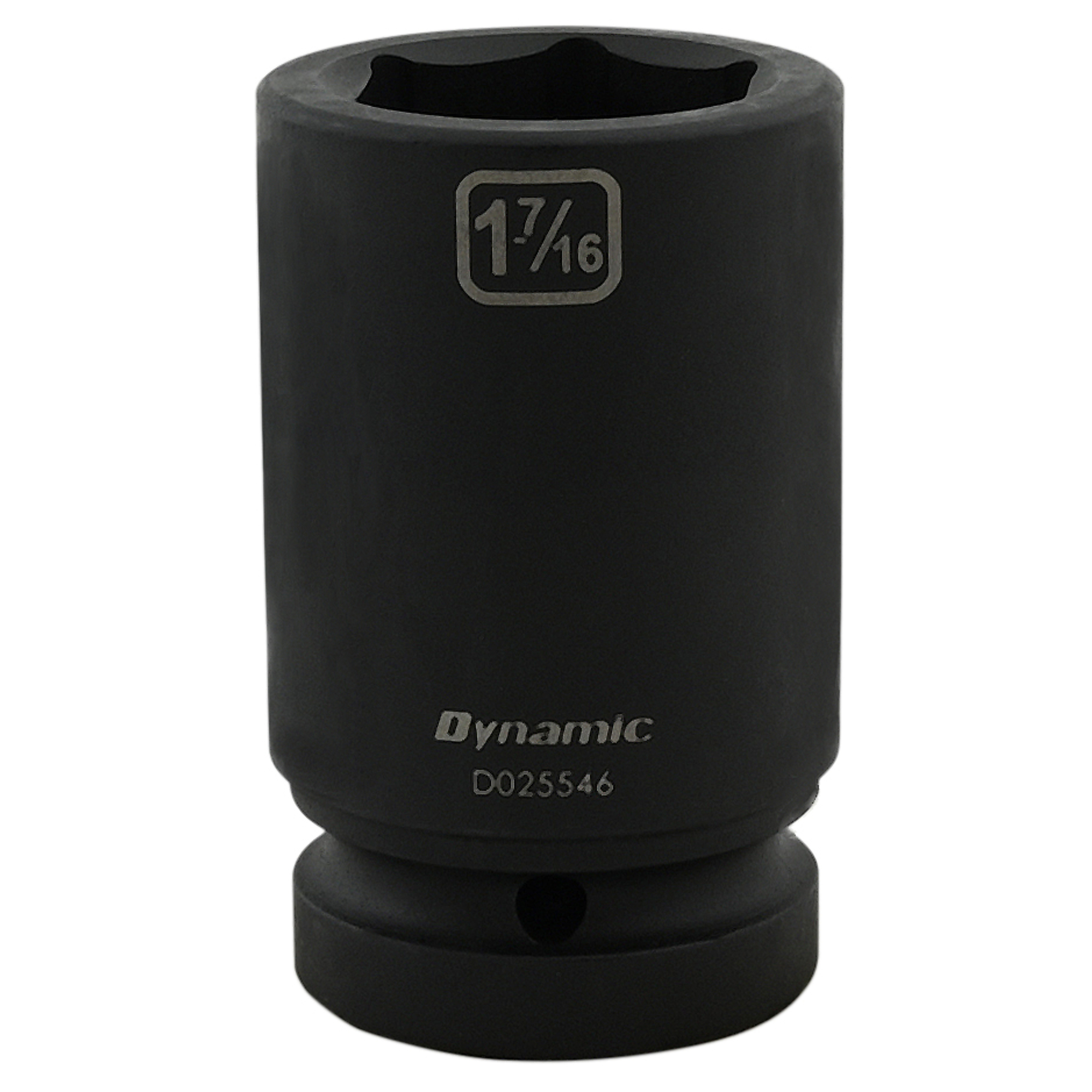 Dynamic Tools 1-7/16'' X 1" Drive, 6 Point Deep Length, Impact Socket