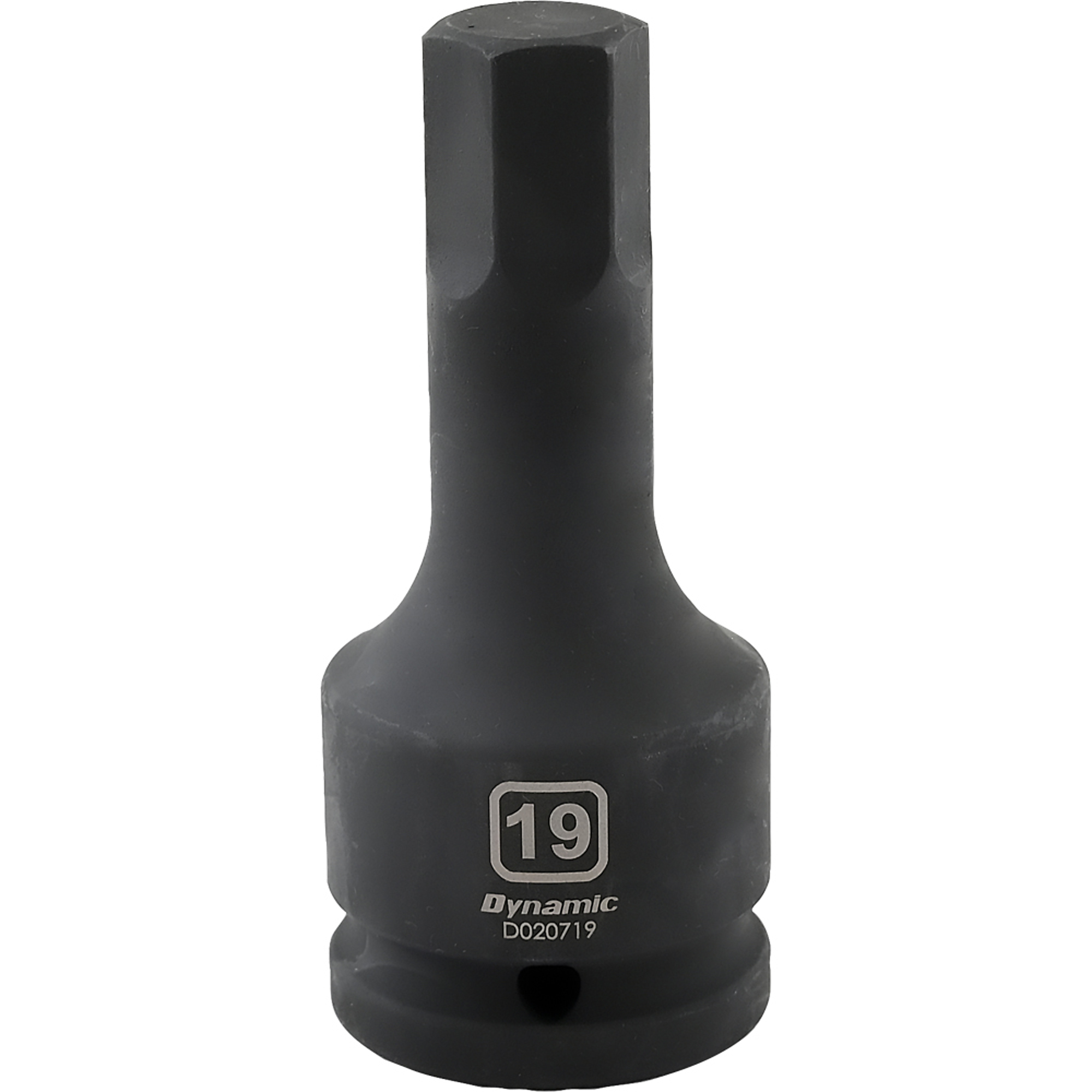 Dynamic Tools 3/4" Drive Metric Hex Head, 19mm, Bit Impact Socket