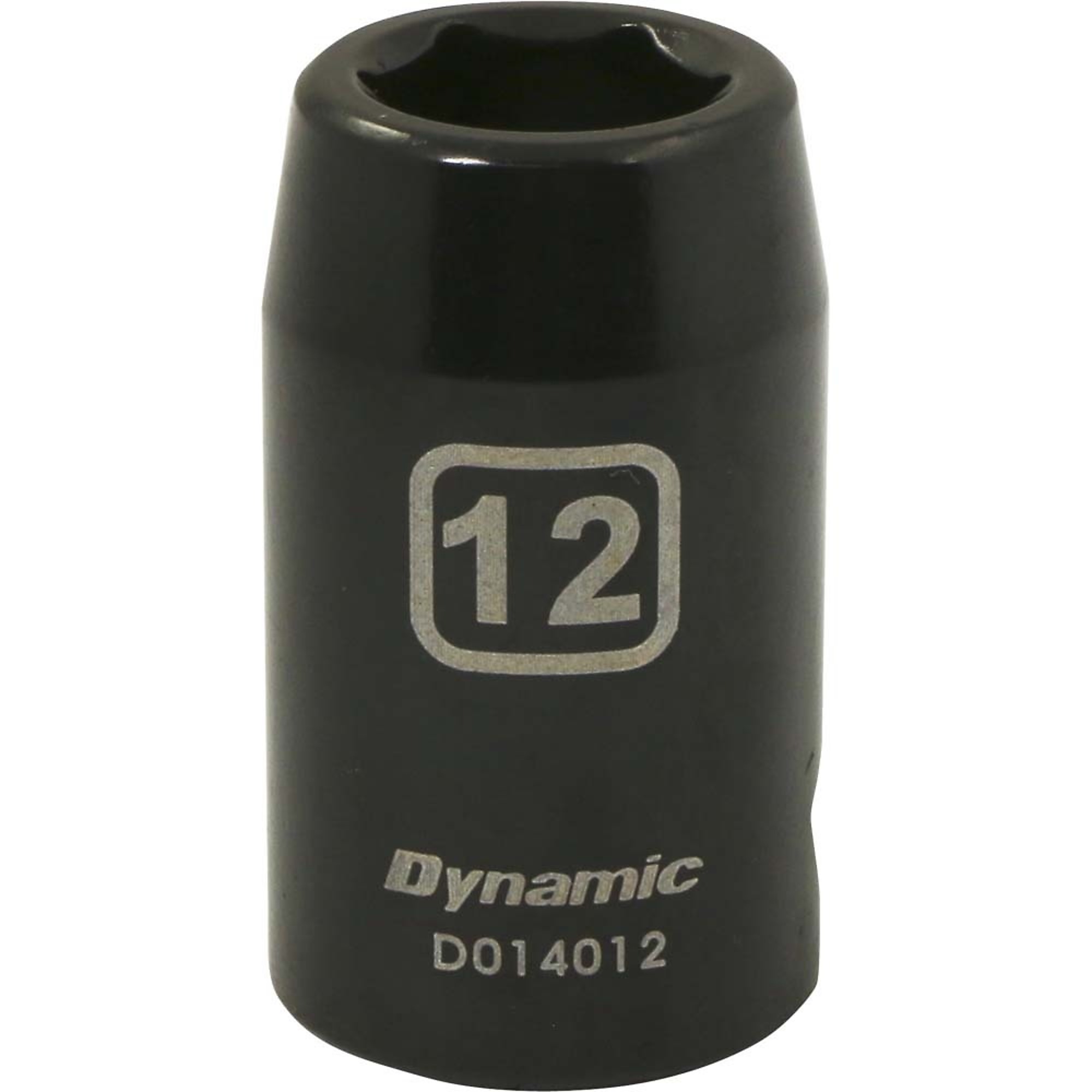 Dynamic Tools 1/2" Drive 6 Point Metric, 12mm Standard Length, Impact Socket