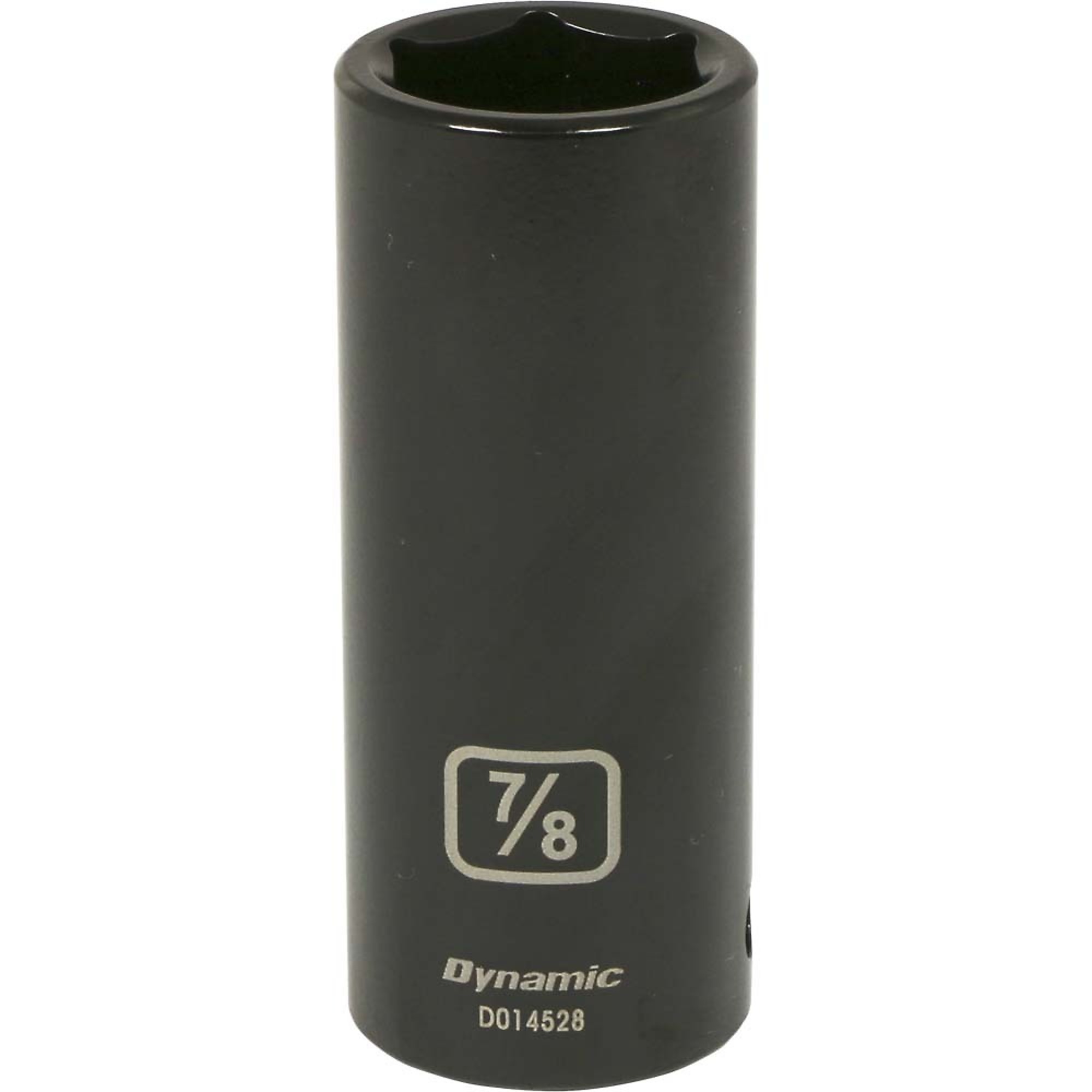 Dynamic Tools 1/2" Drive 6 Point SAE, 7/8" Deep Length, Impact Socket