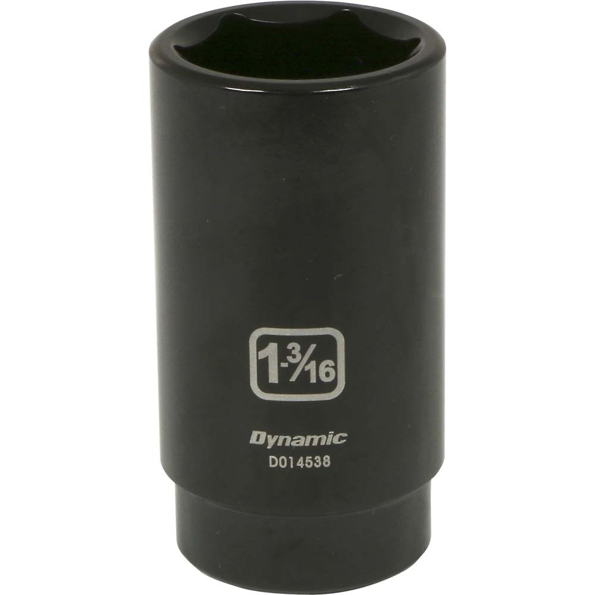 Dynamic Tools 1/2" Drive 6 Point SAE, 1-3/16" Deep Length, Impact Socket