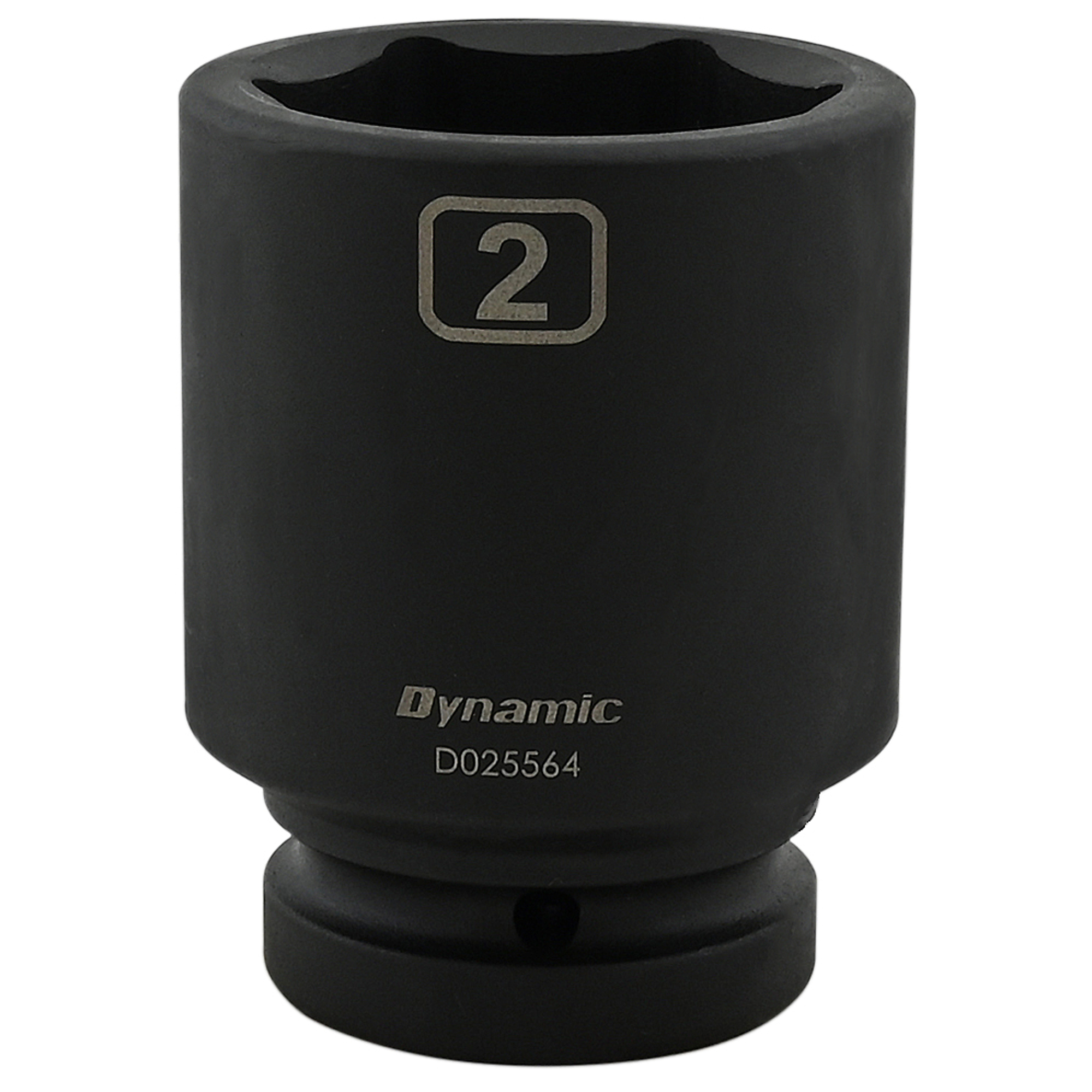 Dynamic Tools 2'' X 1" Drive, 6 Point Deep Length, Impact Socket