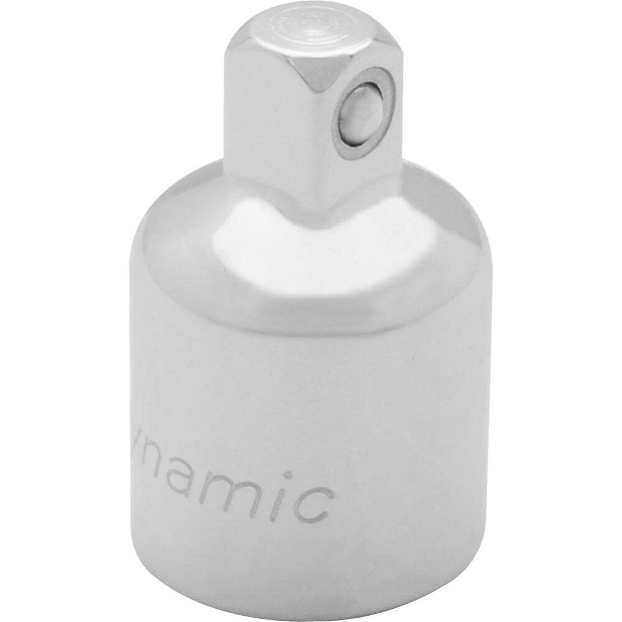 Dynamic Tools Adapter 3/8" Female X 1/4" Male, Chrome Finish
