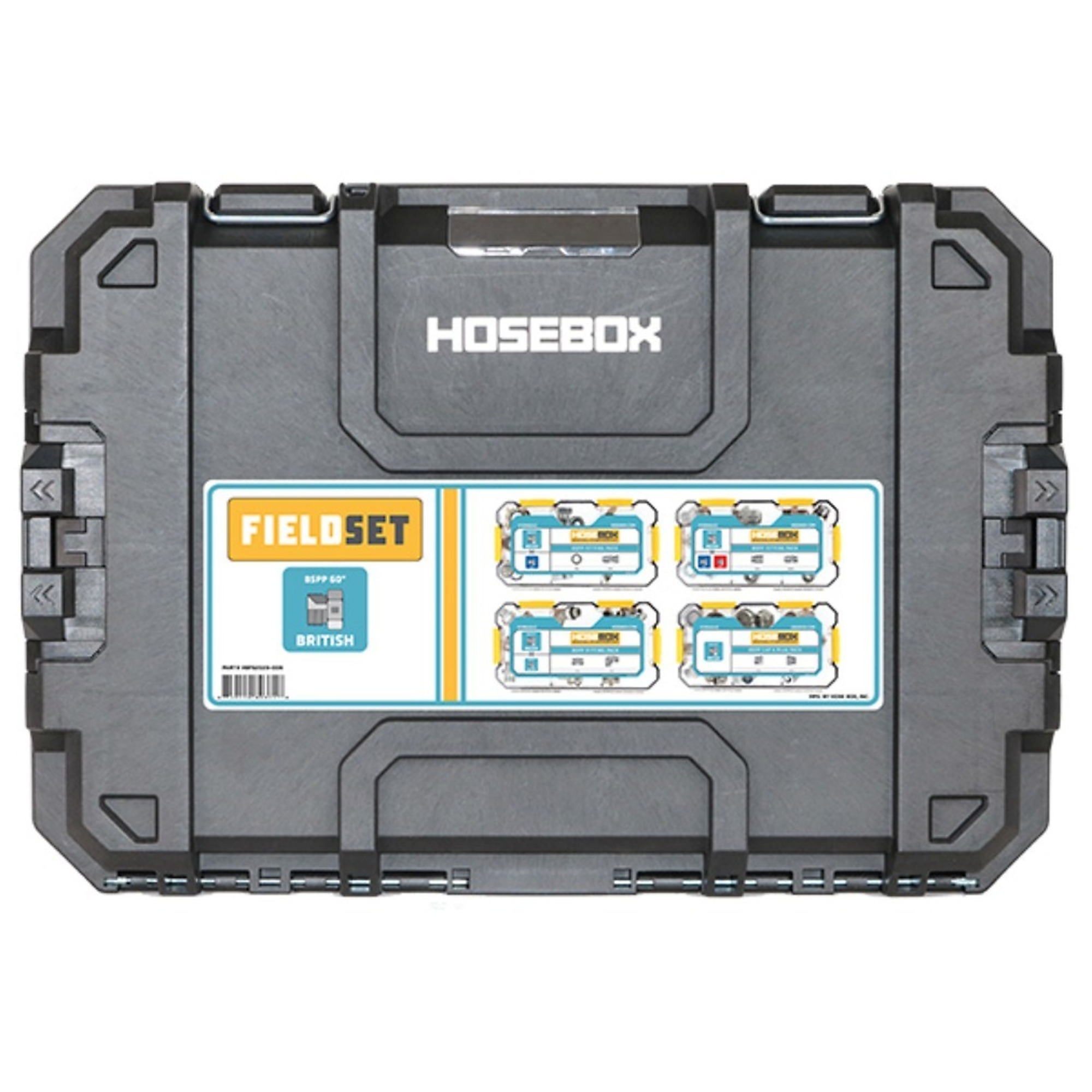HoseBox BSPP Field Set, 146 Fittings, Model# HBFS2023-006