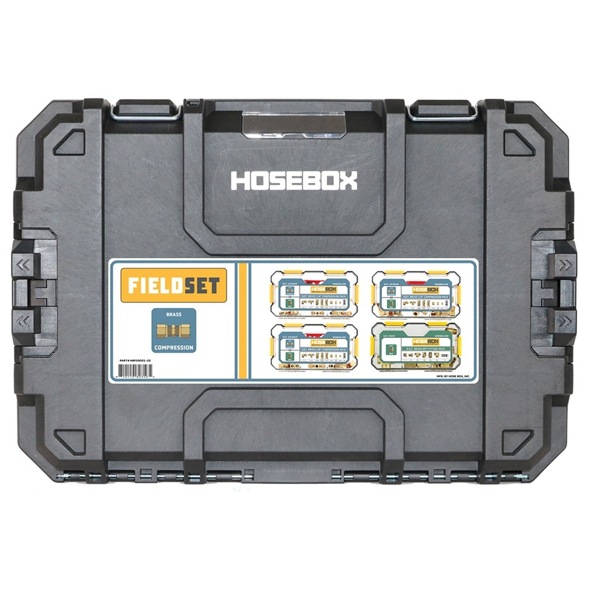 HoseBox D.O.T. Compression Field Set, 174 Fittings, Model# HBFS3001-22