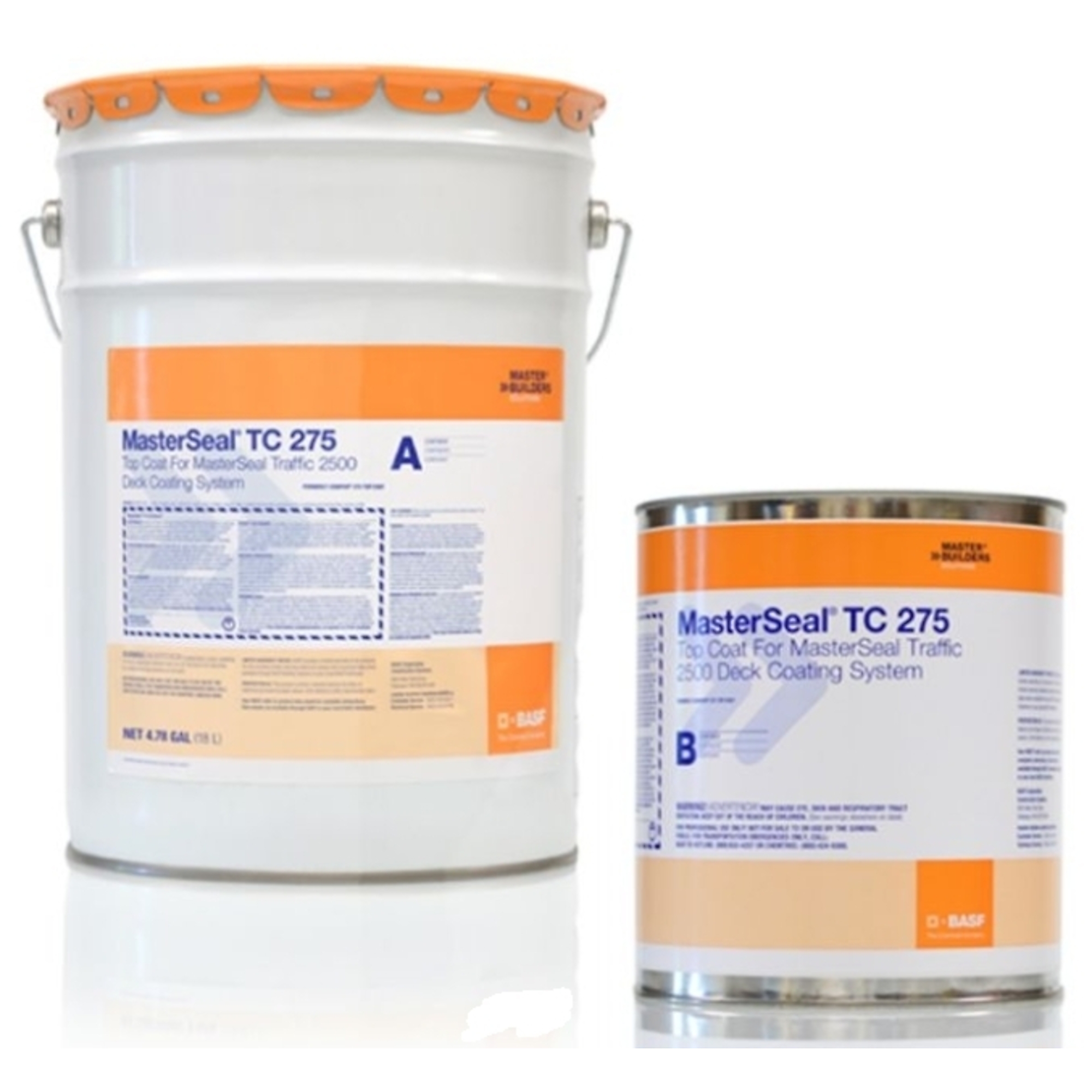 Sikalastic TC 275 Aromatic Polyurethane Topcoat Charcoal Gray 4.78 Gallon Kit