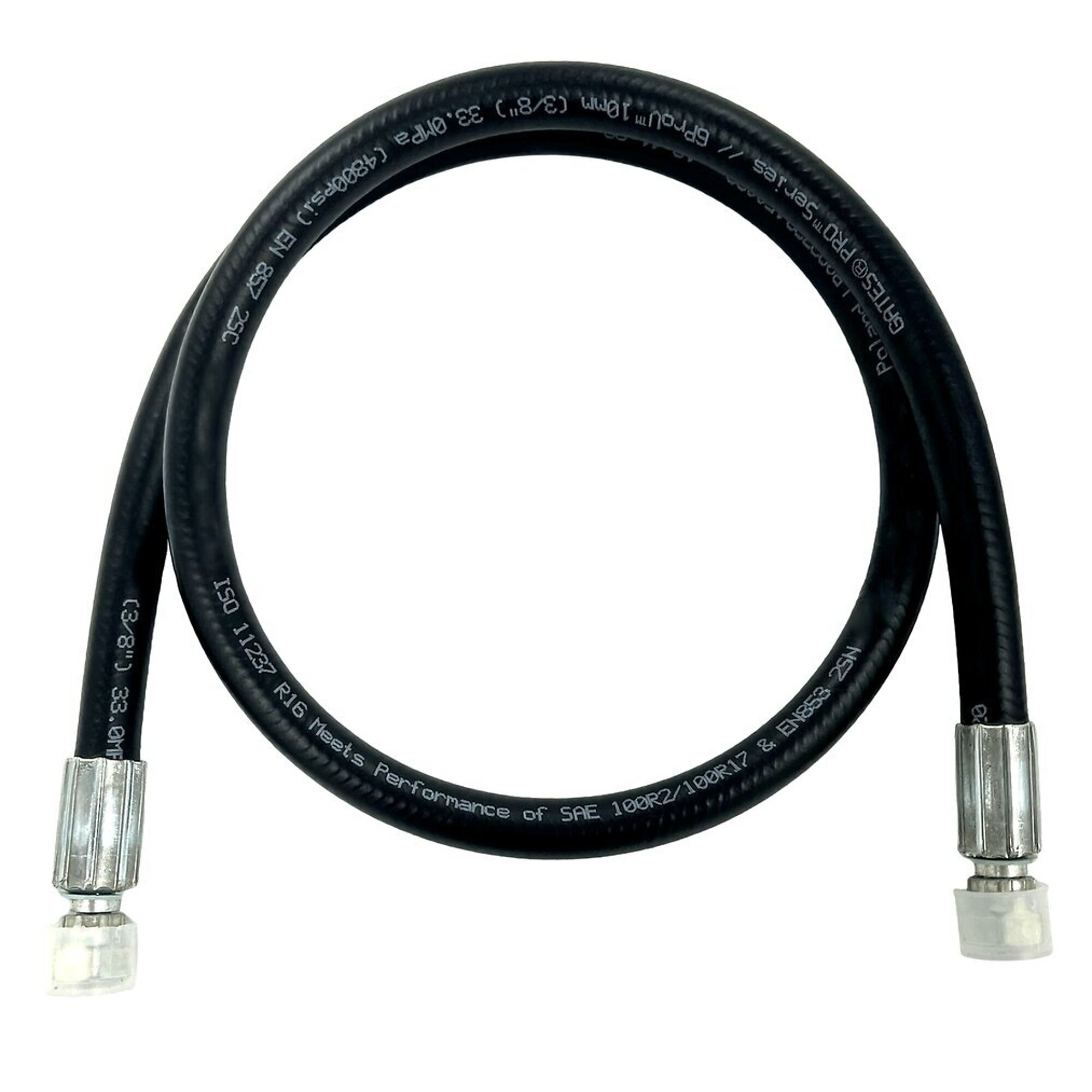 Magister Hydraulic Hose Assembly 3/8" ID x 24" Length, JIC Swivel Female