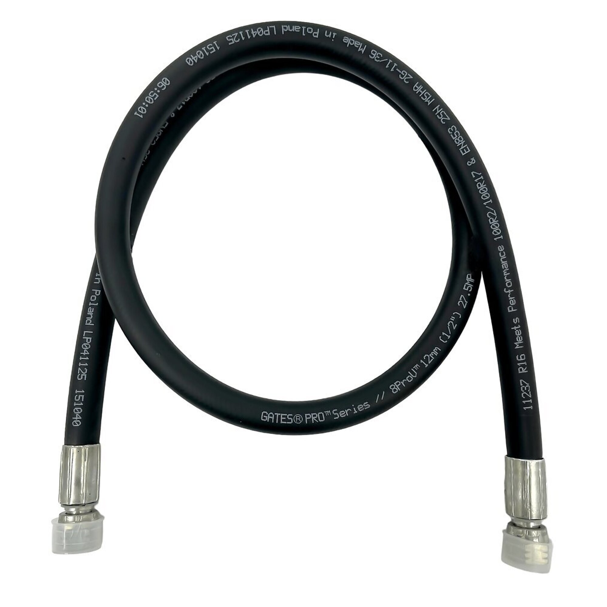 Magister Hydraulic Hose Assembly 1/2" ID x 24" Length, JIC Swivel Female