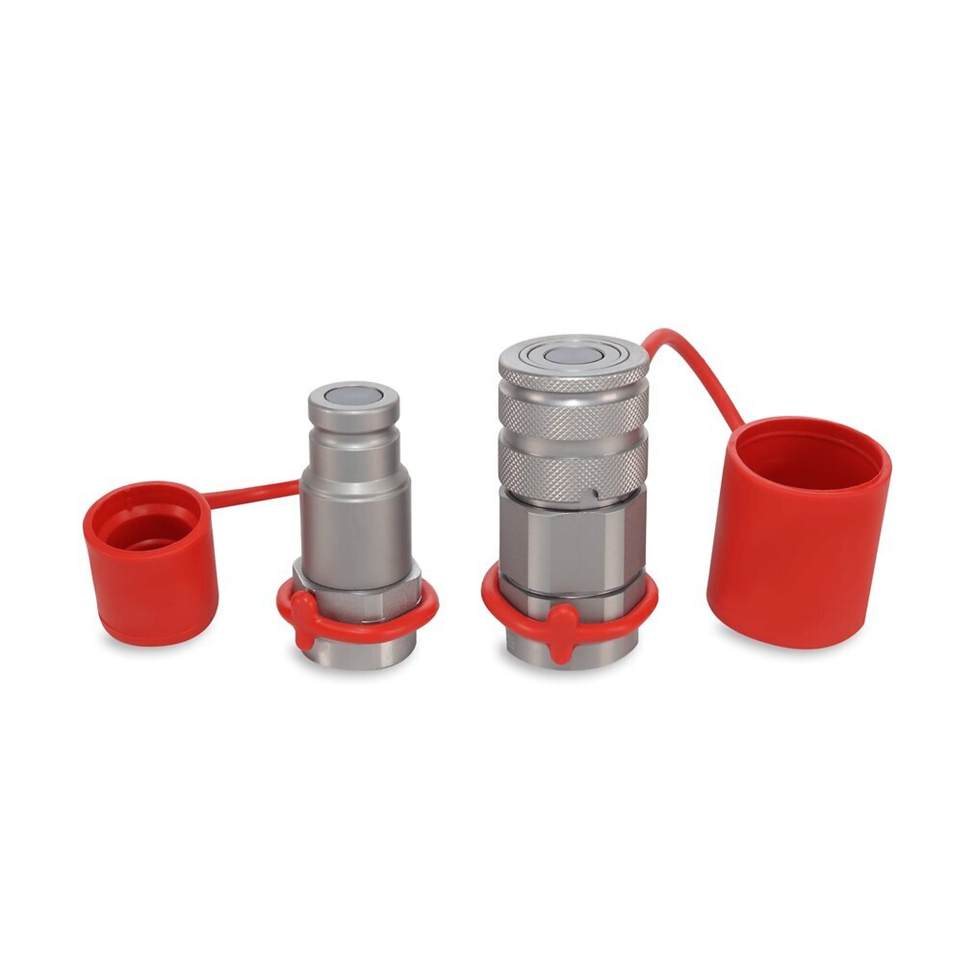 Magister 3/8? Flat Face Hydraulic Quick Couplers Set - 3/8? NPT Port