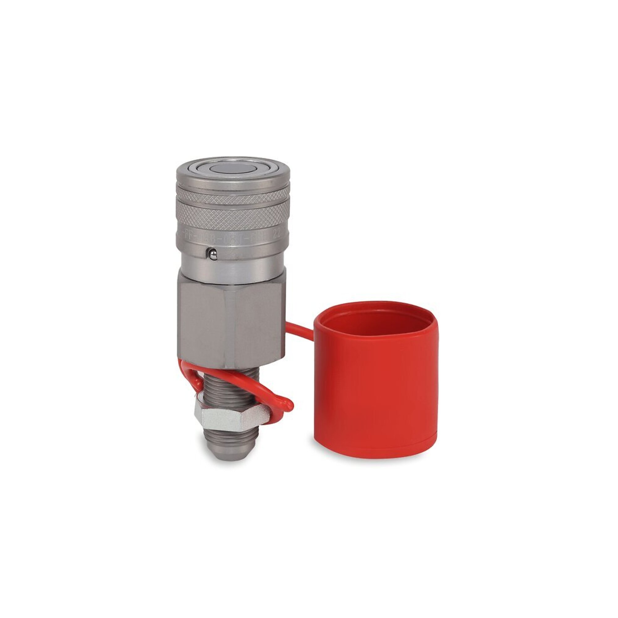 1/2? Flat Face Hydraulic Quick Couplers Female - 1/2? JIC Port Bulkhead Mount