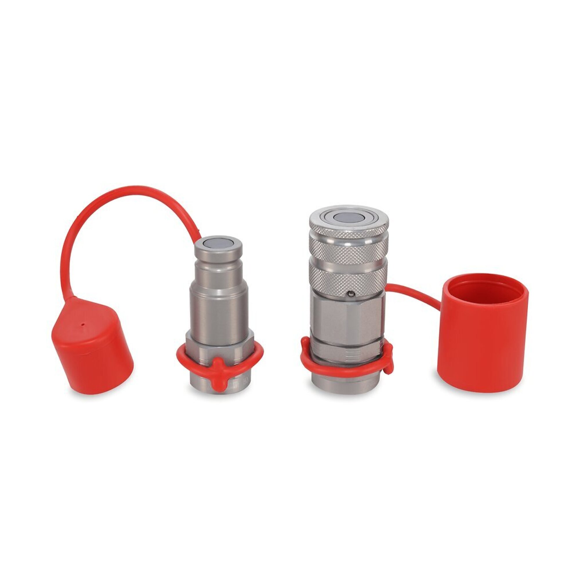 Magister 3/8? Flat Face Hydraulic Quick Couplers Set - 1/2? SAE Port