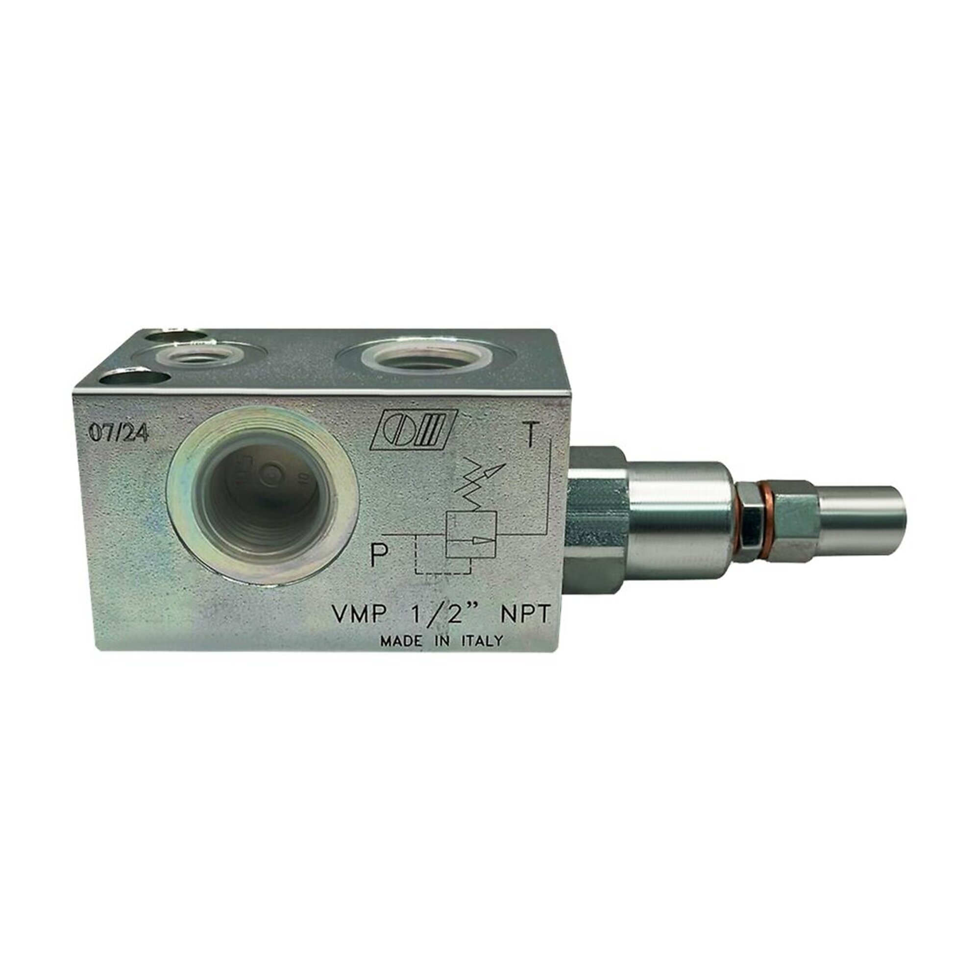 Magister Hydraulic Inline Pressure Relief Valve, 1/2" NPT, 18 GPM