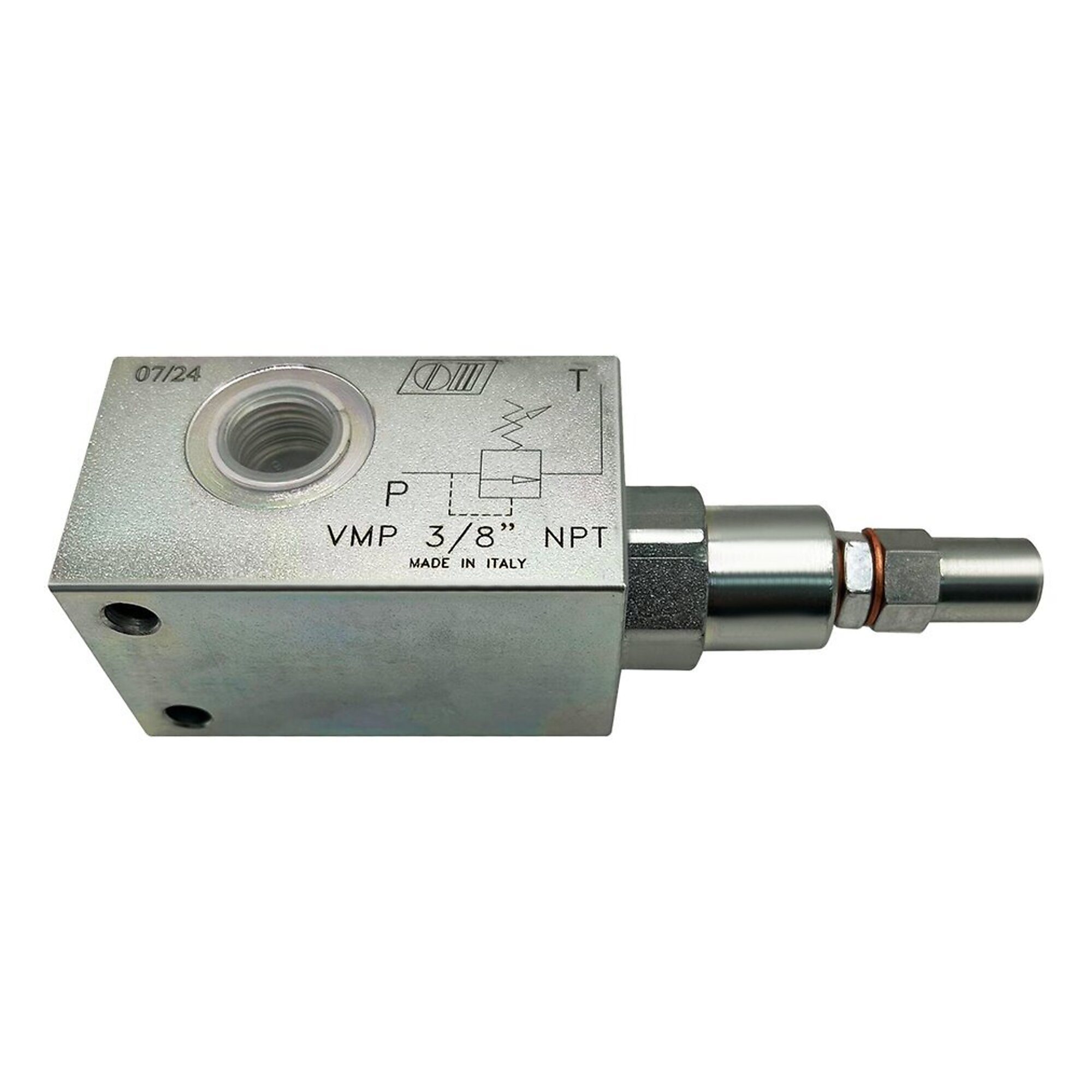 Magister Hydraulic Inline Pressure Relief Valve, 3/8" NPT, 12 GPM