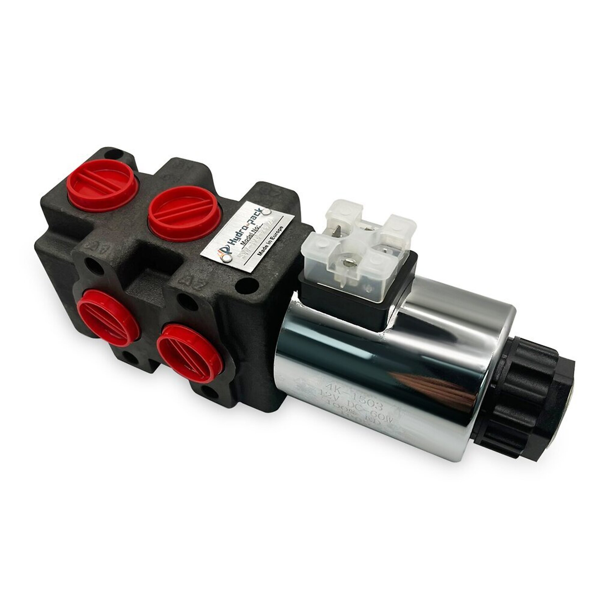Magister Hydraulic Solenoid Diverter Valve, 6 ports selector, 24 GPM