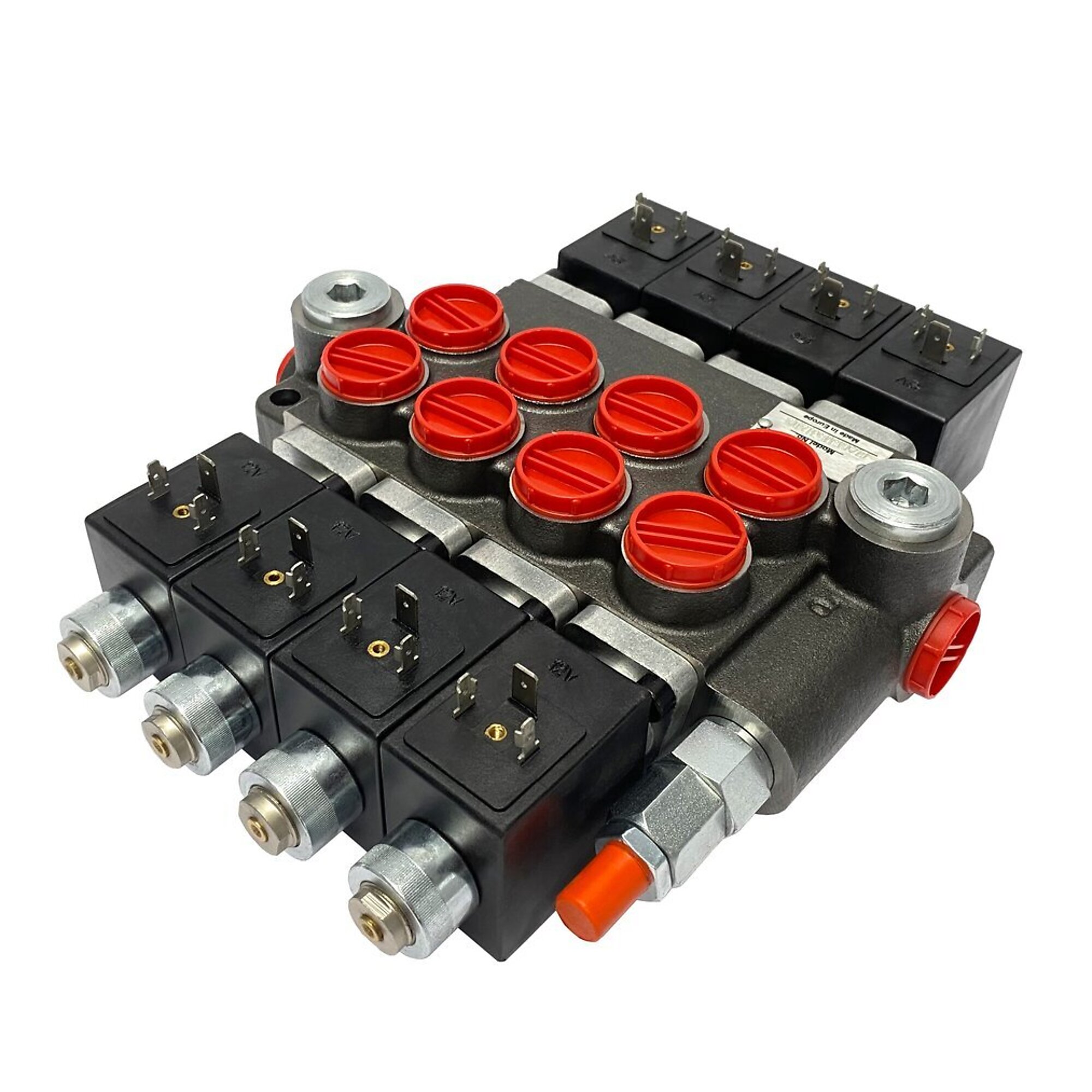 Magister 4 spool x 13 GPM solenoid hydraulic control valve HCV-S 4x13