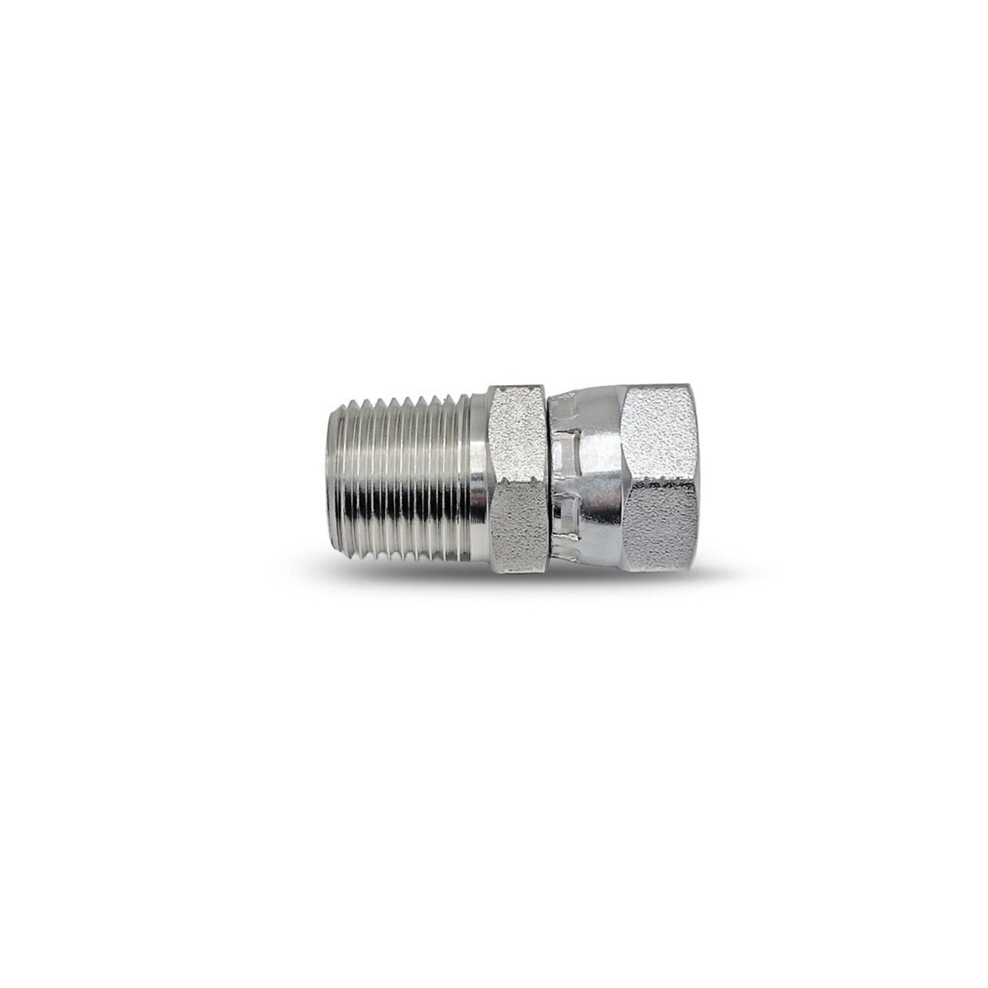 Magister 3/8" NPT Male x 1/4" NPT Female Straight SAE Adapter Swivel