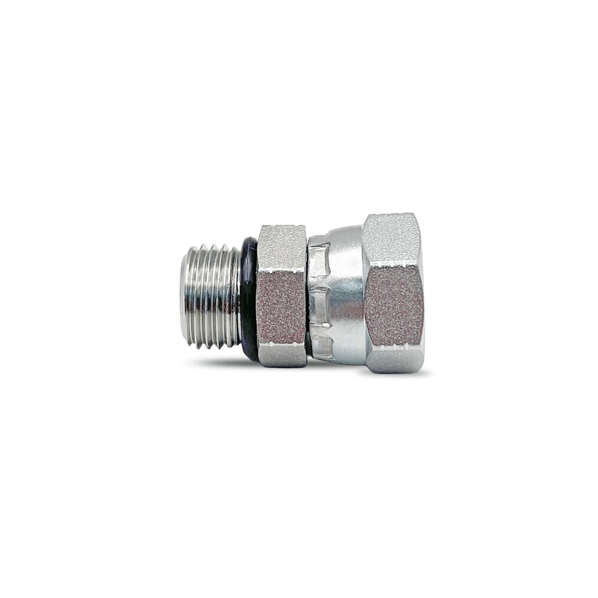 Magister 1/2" ORB Male x 3/8" NPT Female Straight SAE Adapter Swivel