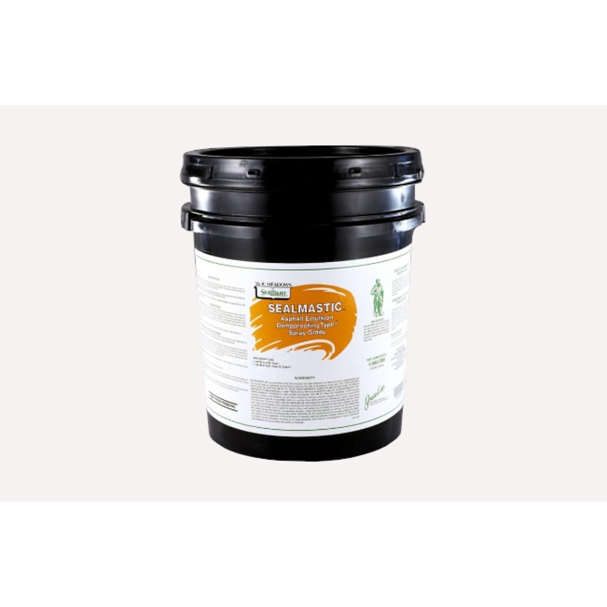 W.R. Meadows Sealmastic Dampproofing Emulsion Type 1 Spray Grade 5 Gallon