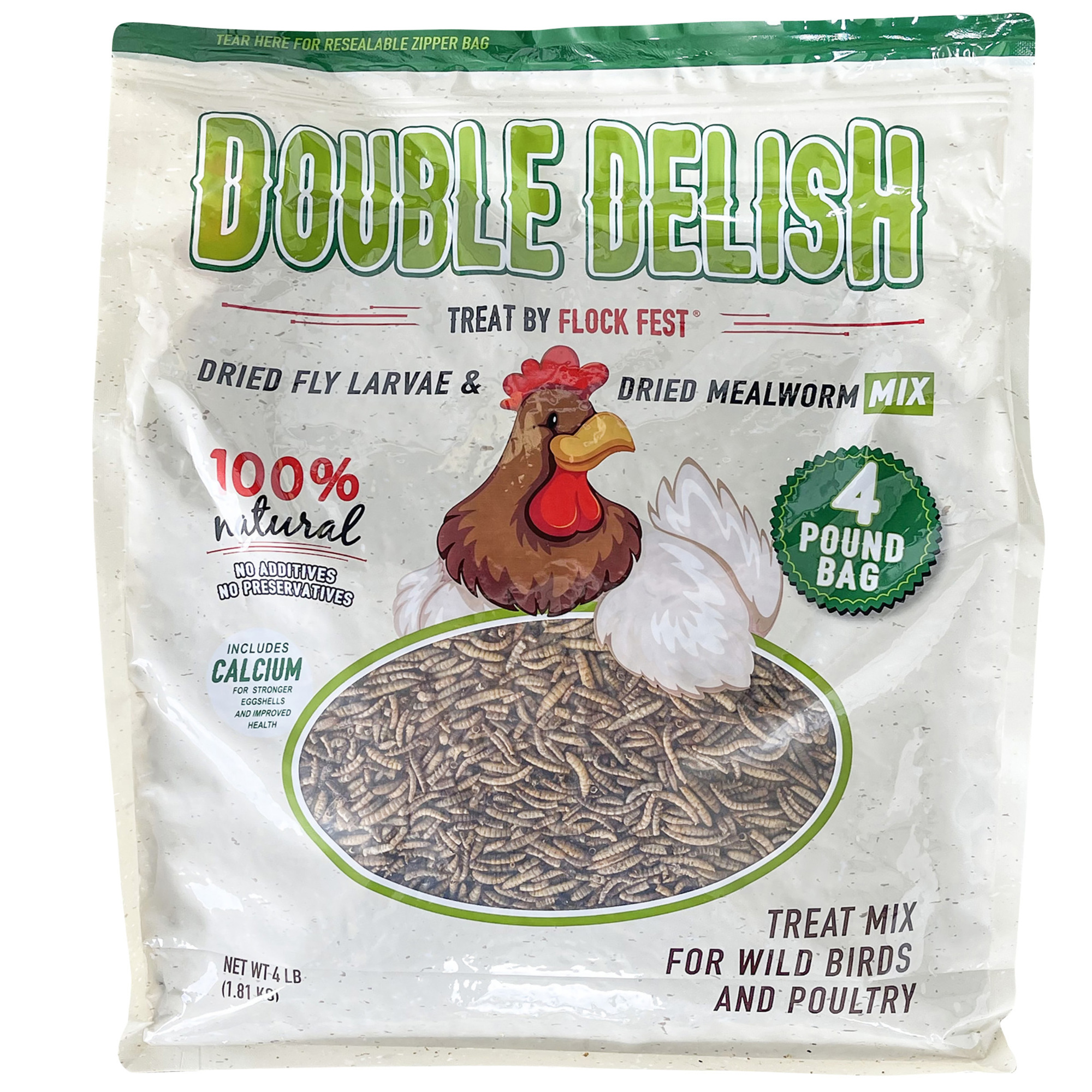 Flock Fest Double Delish Treat - 4 Lbs.
