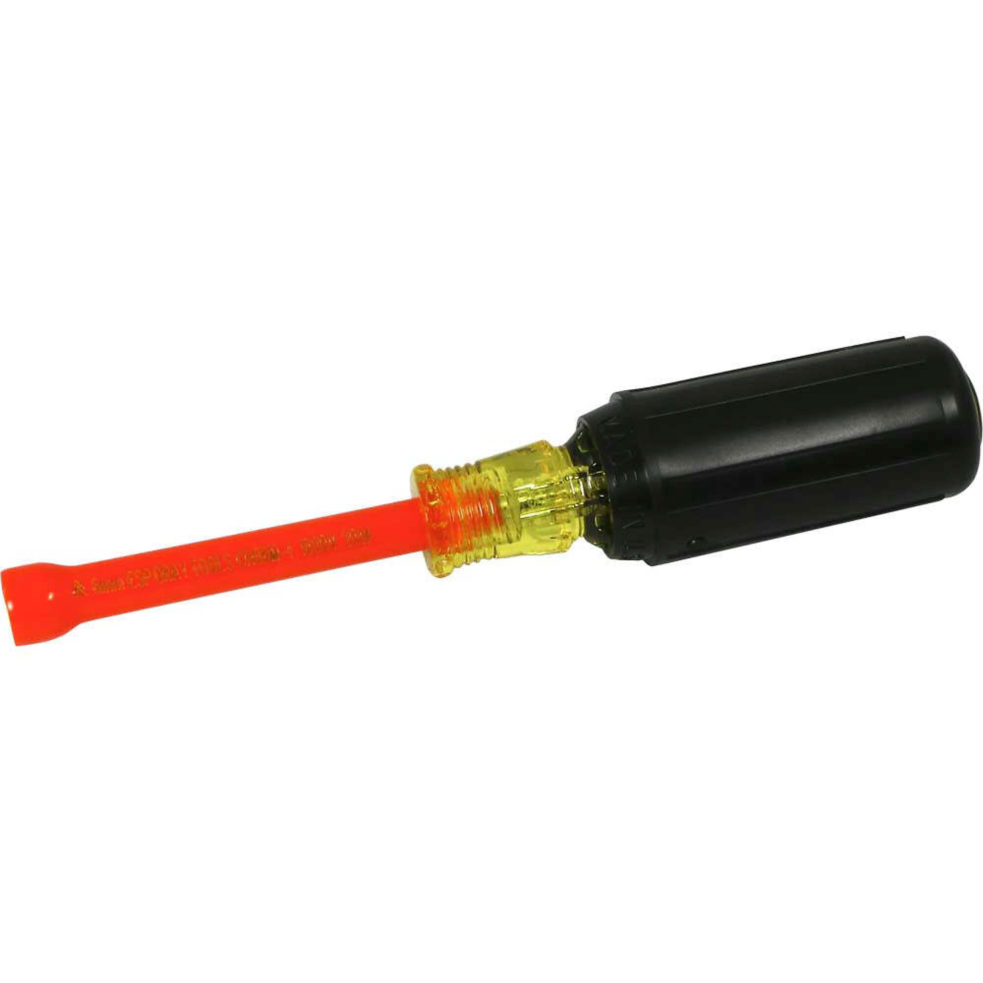 Gray Tools 6mm Nut Driver, 6" Long, 1000V Insulated