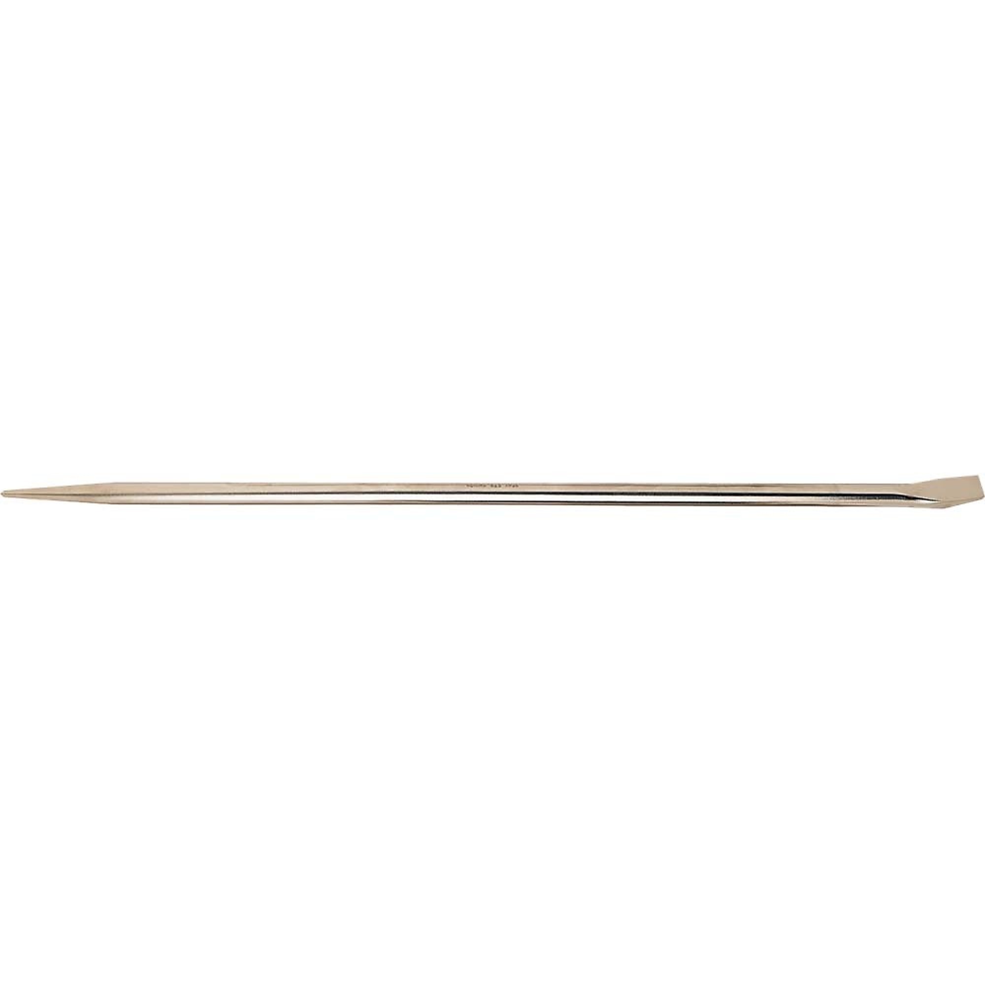 Gray Tools Pinch Bar, 11/16" Width Of Cut X 9/16" Shank X 15" Long, Nickel Plate Finish